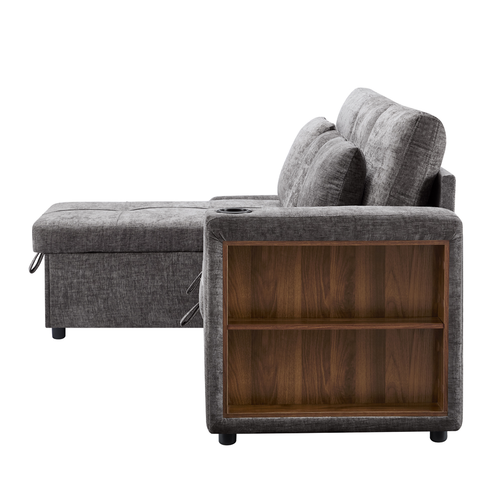 Vue complémentaire du canapé convertible
