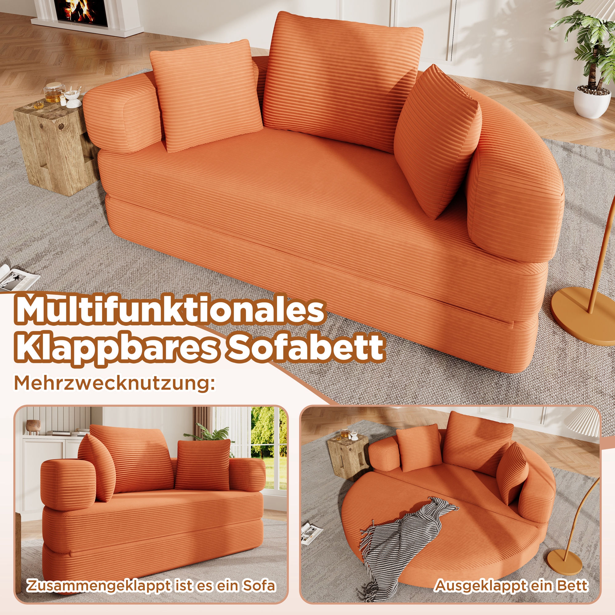 Détail du canapé modulable