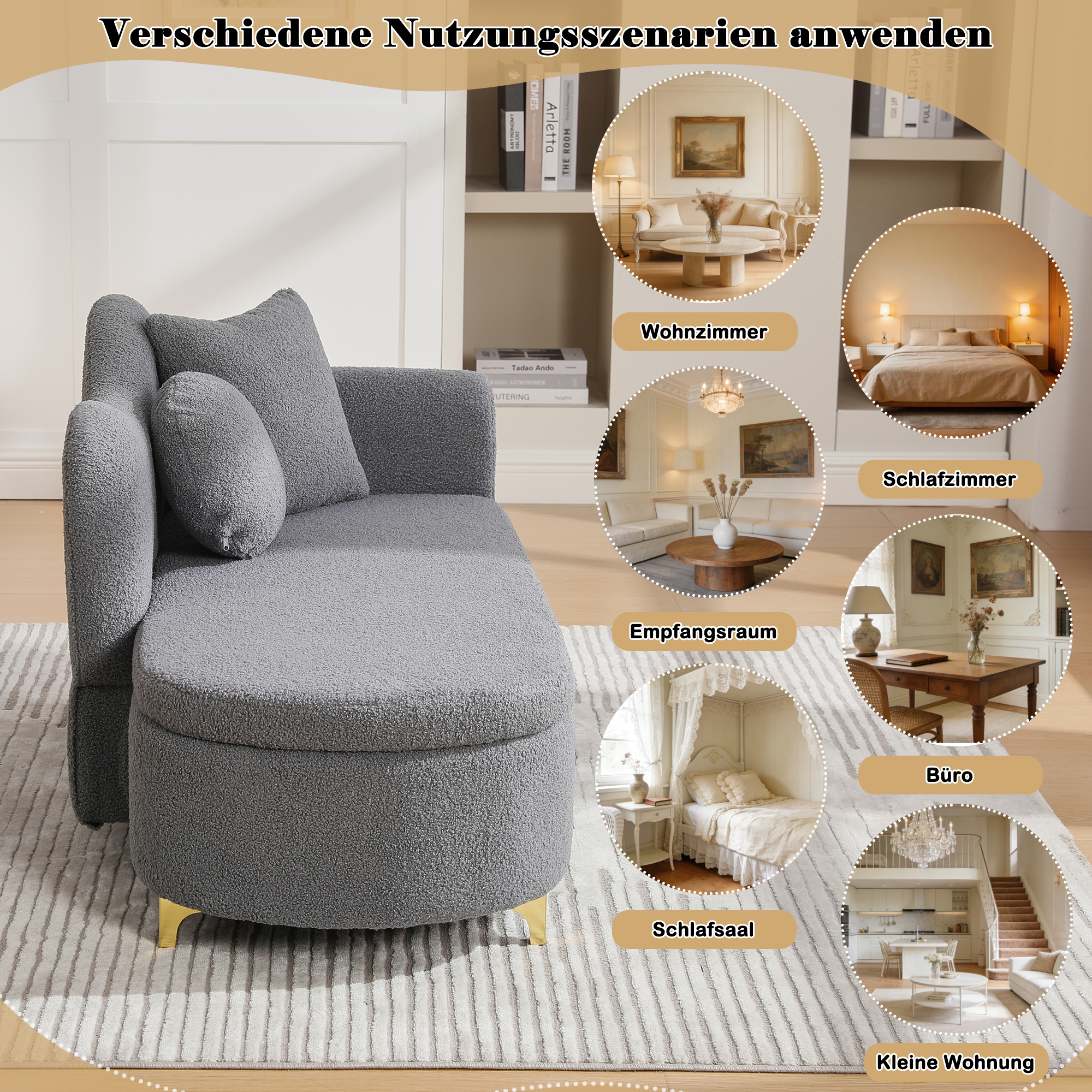 Design rétro luxueux en forme de nuage