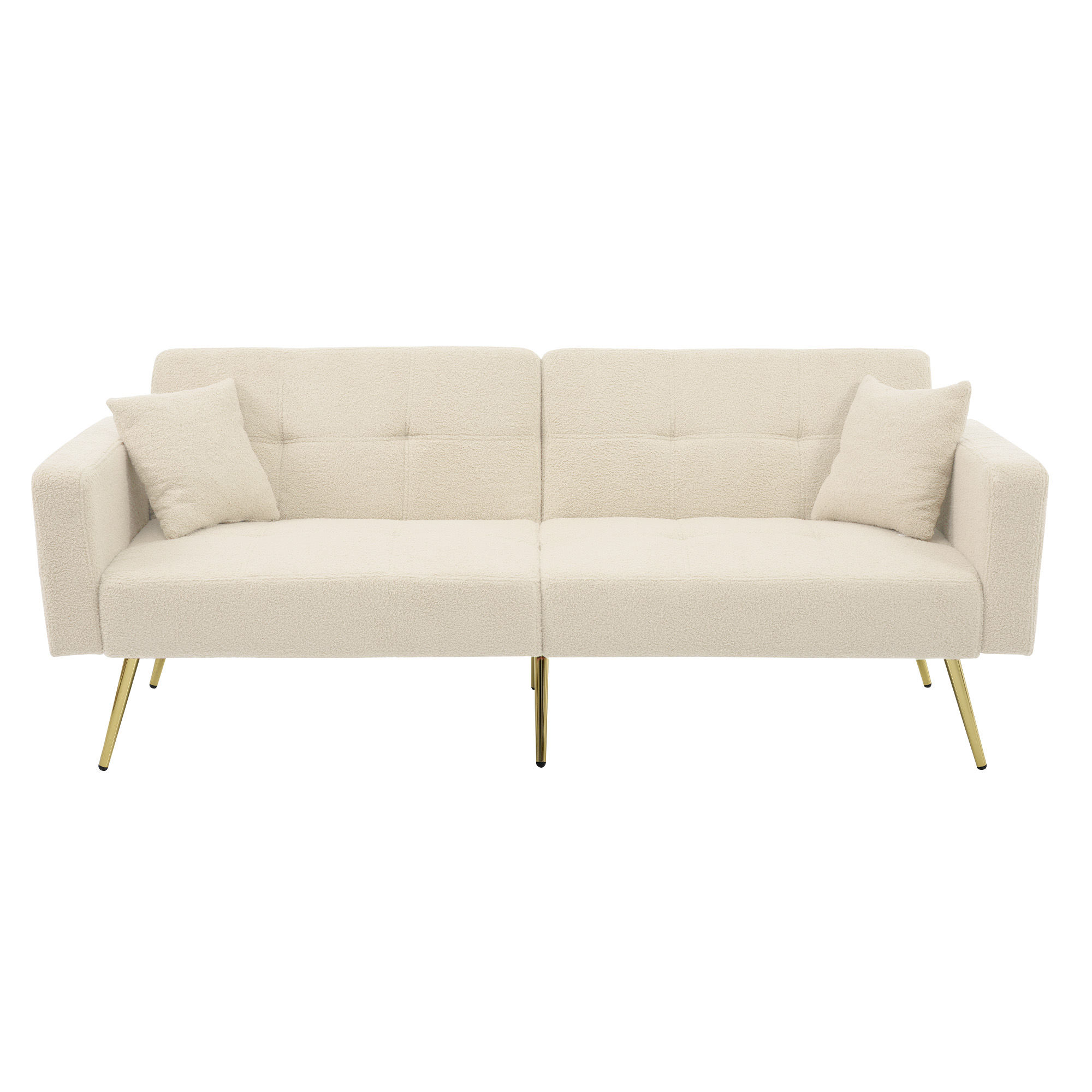 Design canapé convertible beige luxe