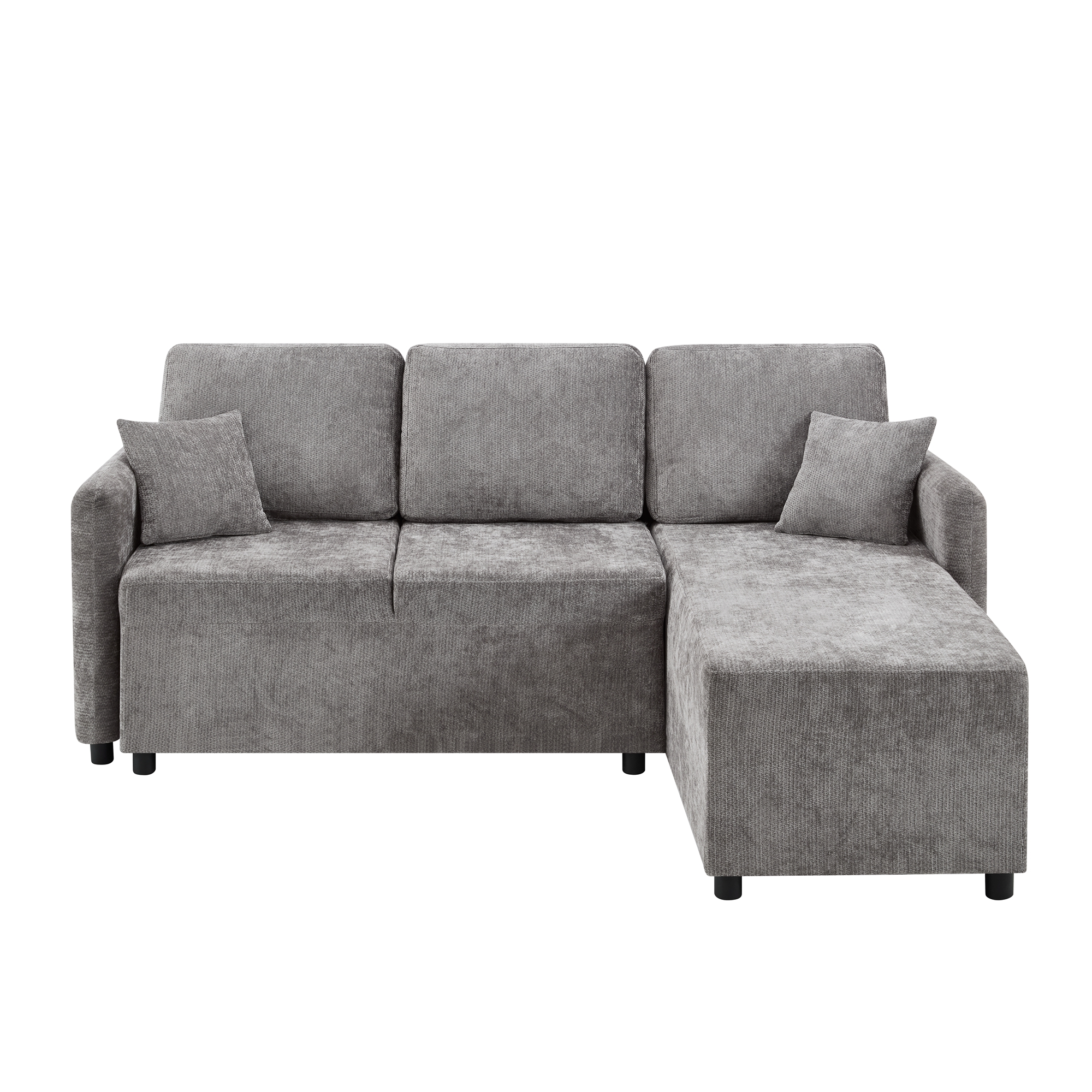 L-Form Ecksofa 3-Sitzer mit langer Liegefläche (14