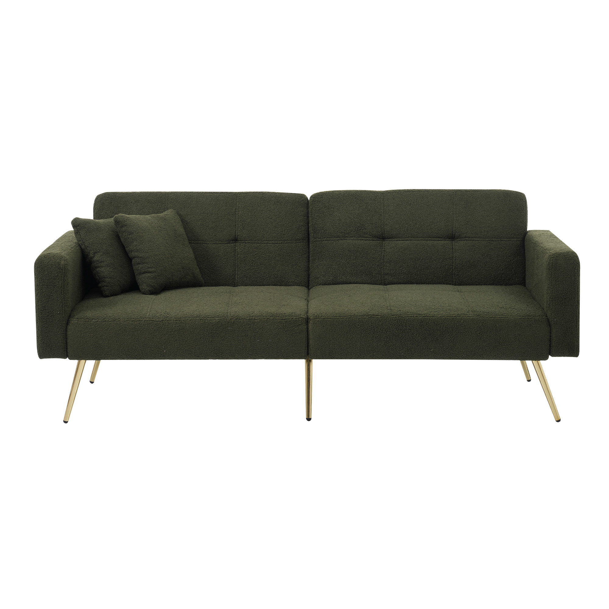 Schlafsofa mit Bettfunktion, verstellbarem Winkel,