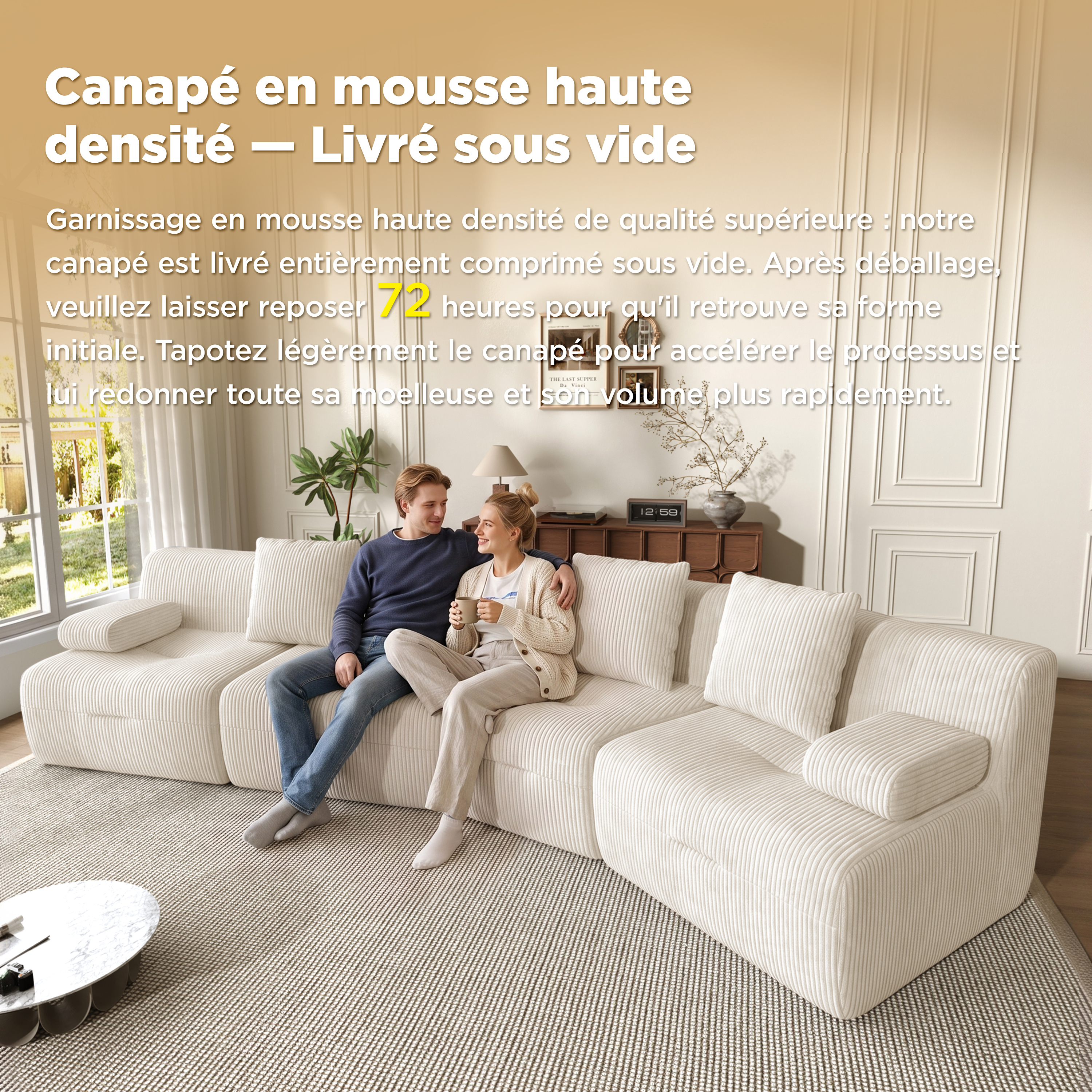 Détail du canapé