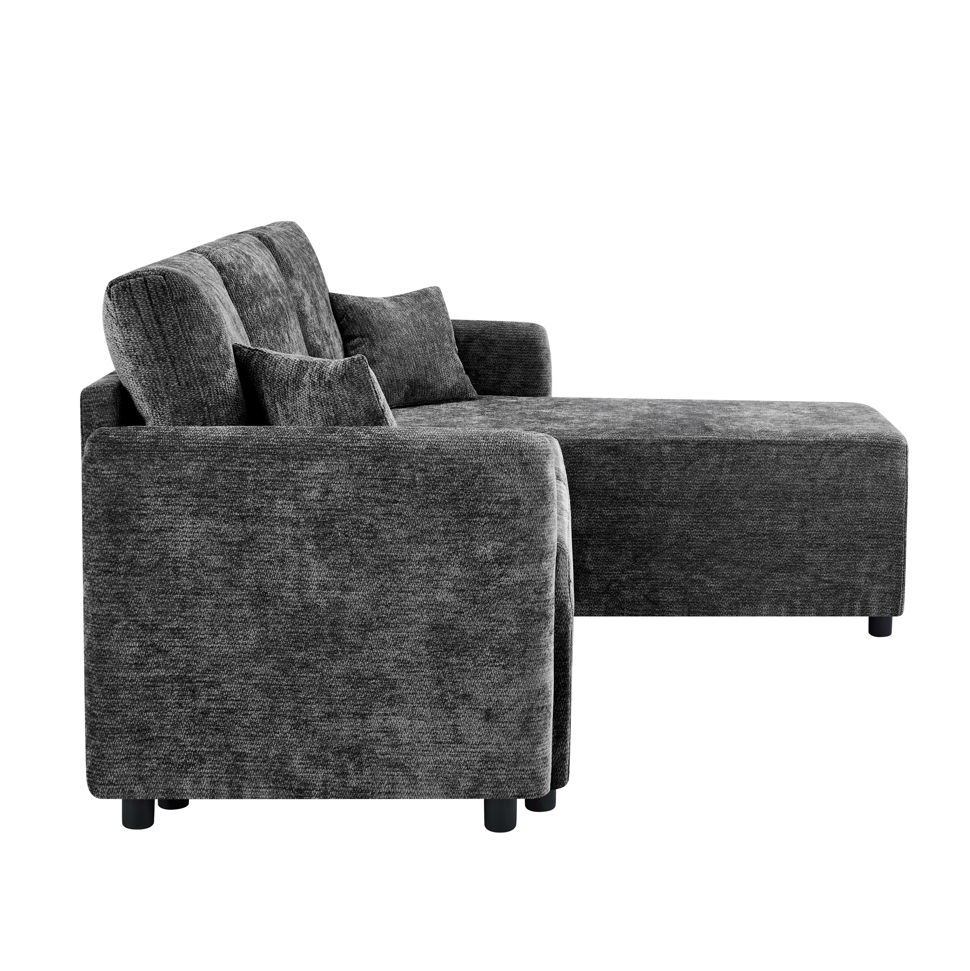 L-Form Ecksofa 3-Sitzer mit langer Liegefläche (14
