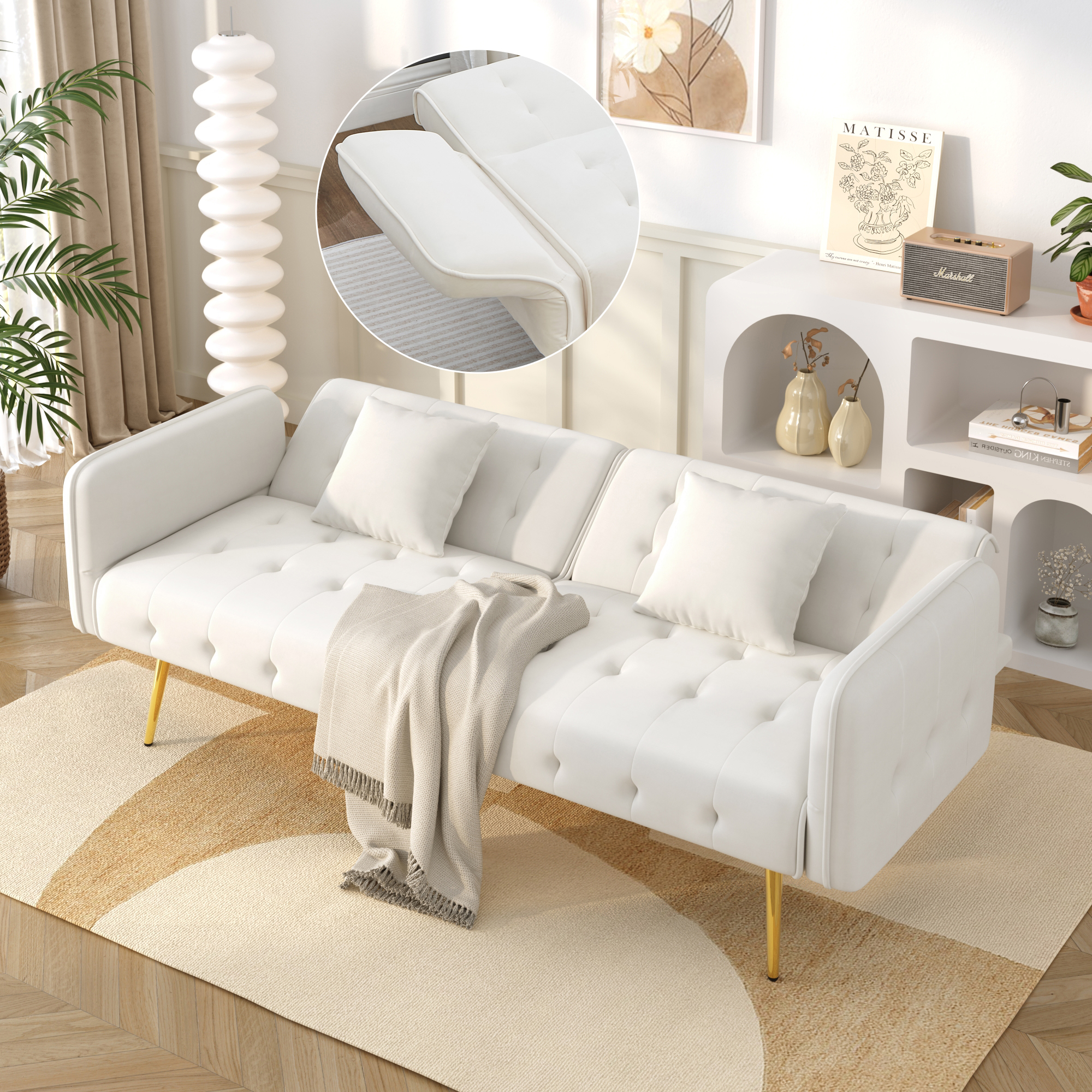 Zweisitzer-Multifunktions-Sofabett mit Bettfunktio