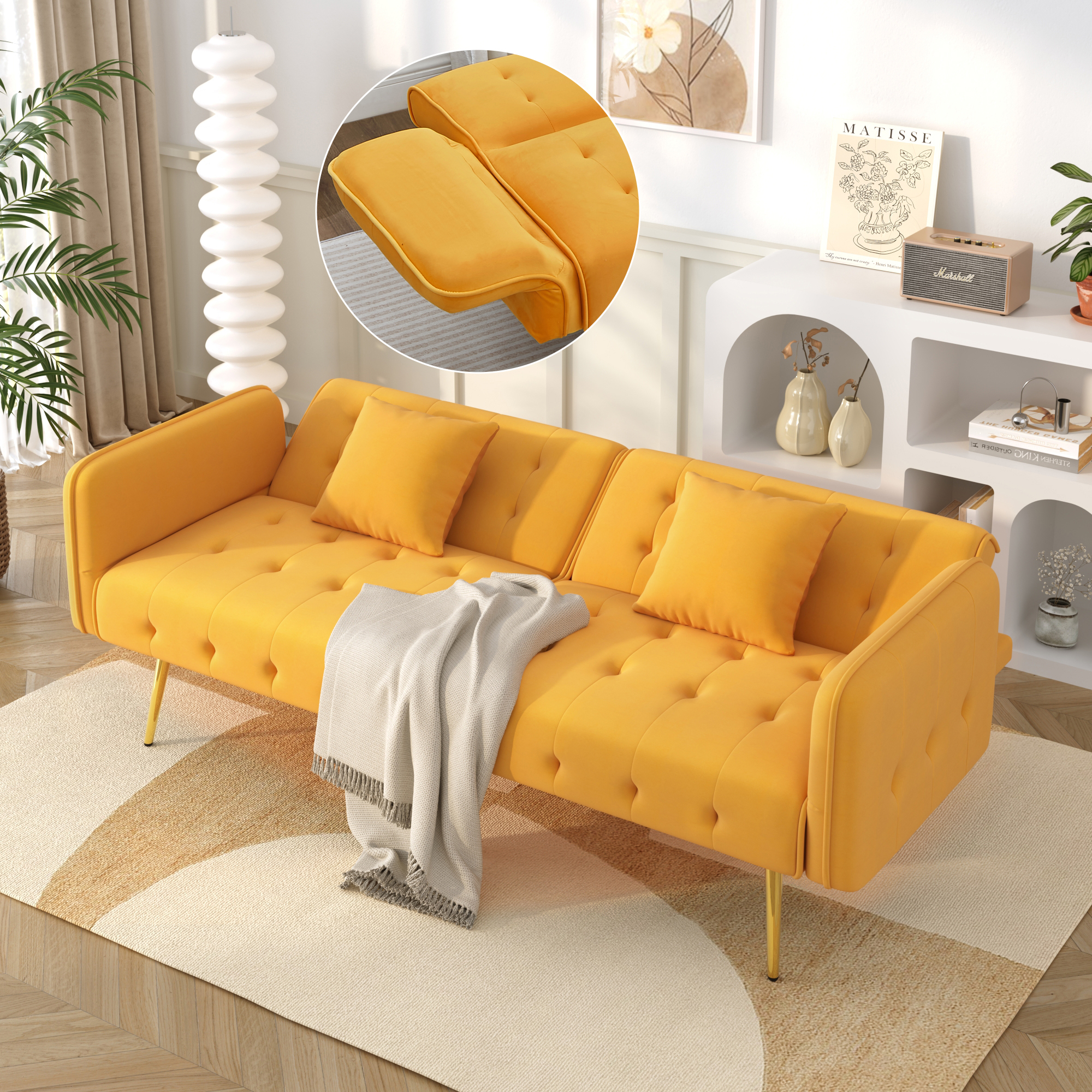 Zweisitzer-Multifunktions-Sofabett mit Bettfunktio