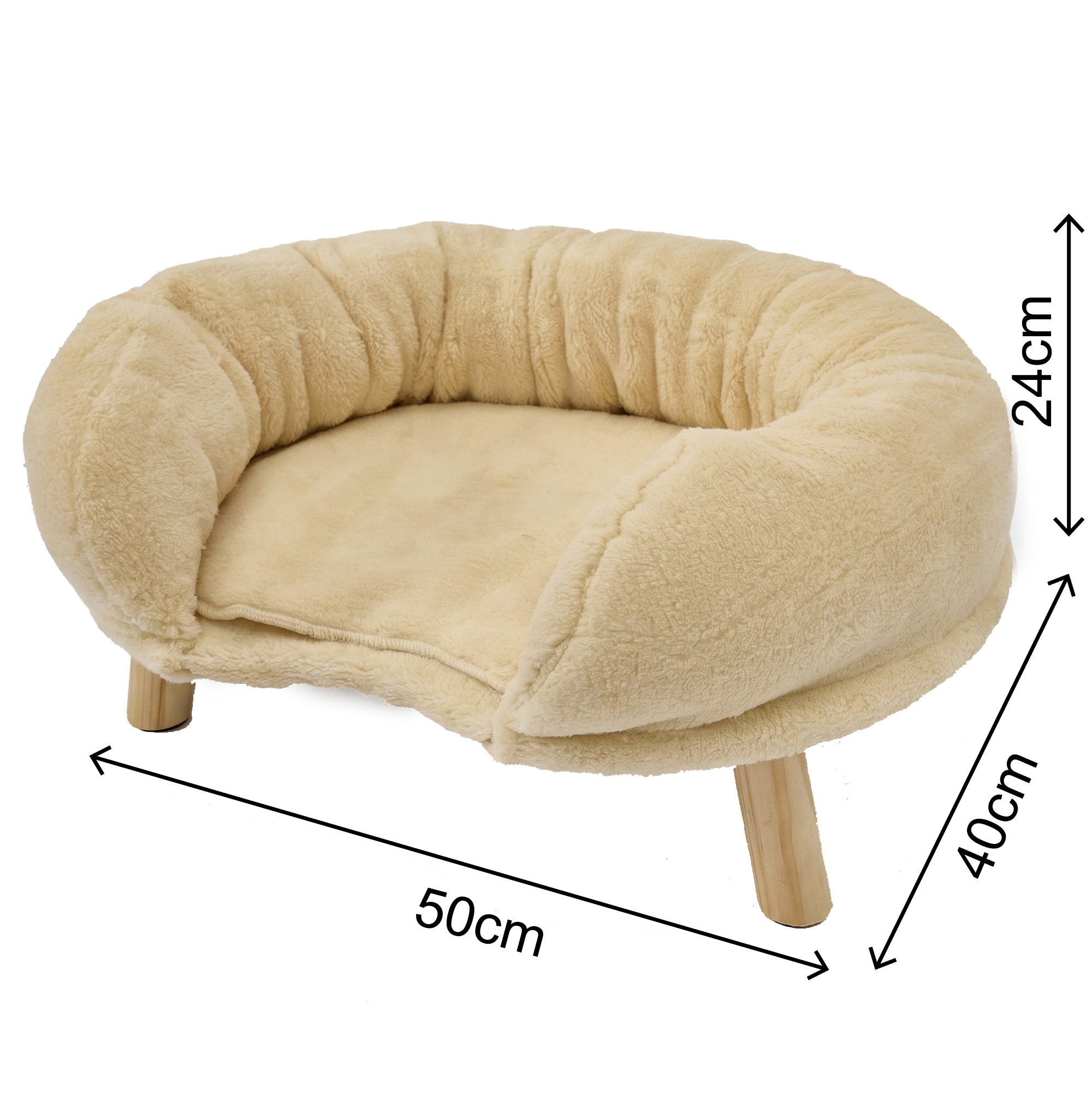 Dimensions du couchage rembourré