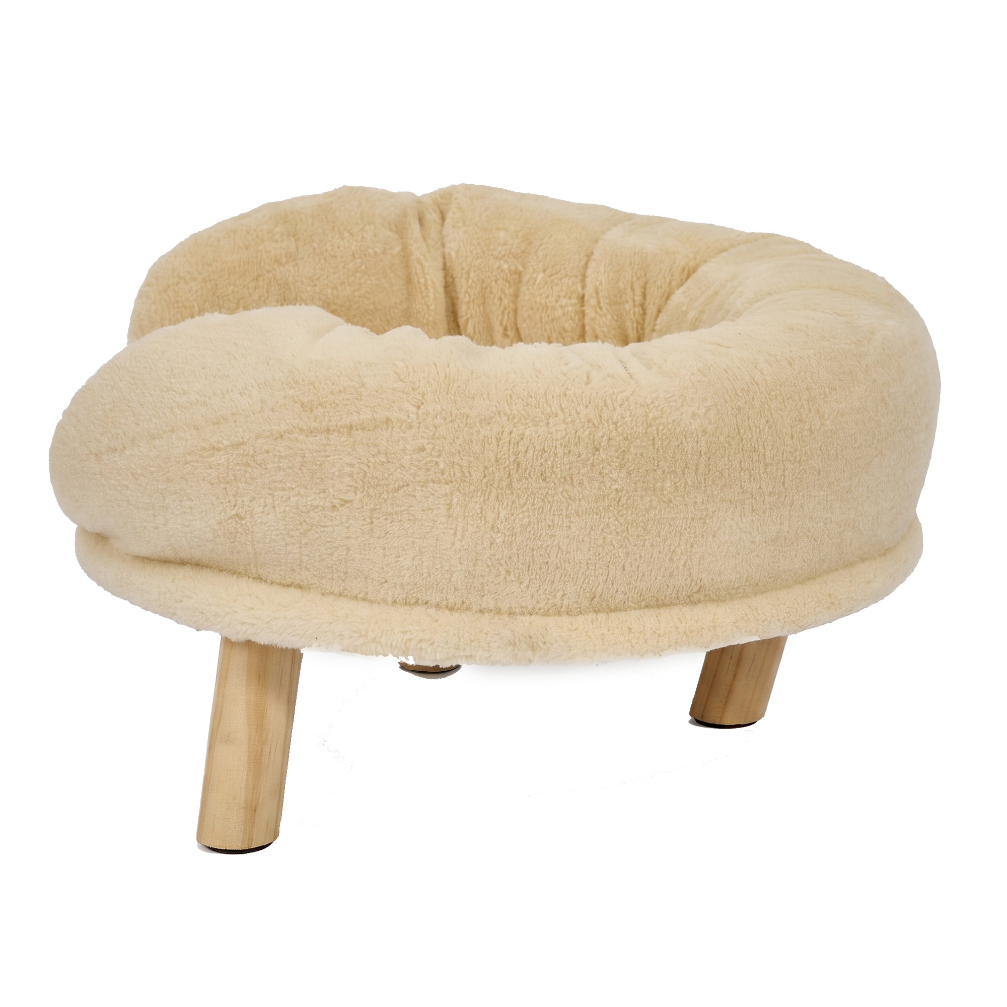 Détail du tissu peluche ultra-doux