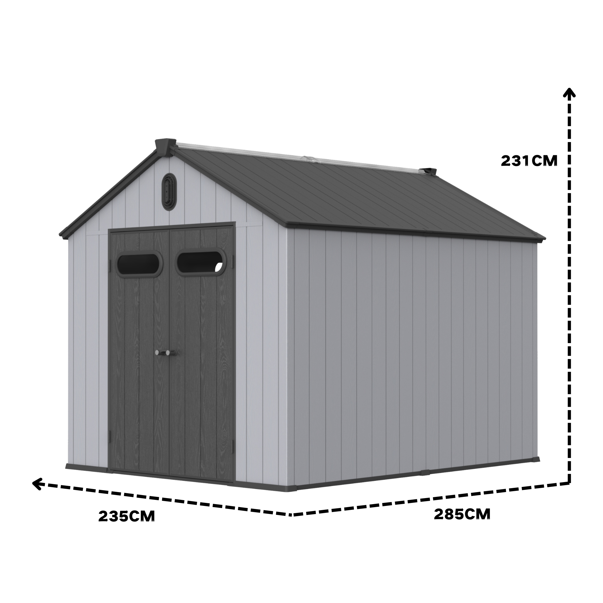 Dimensions du abri de jardin