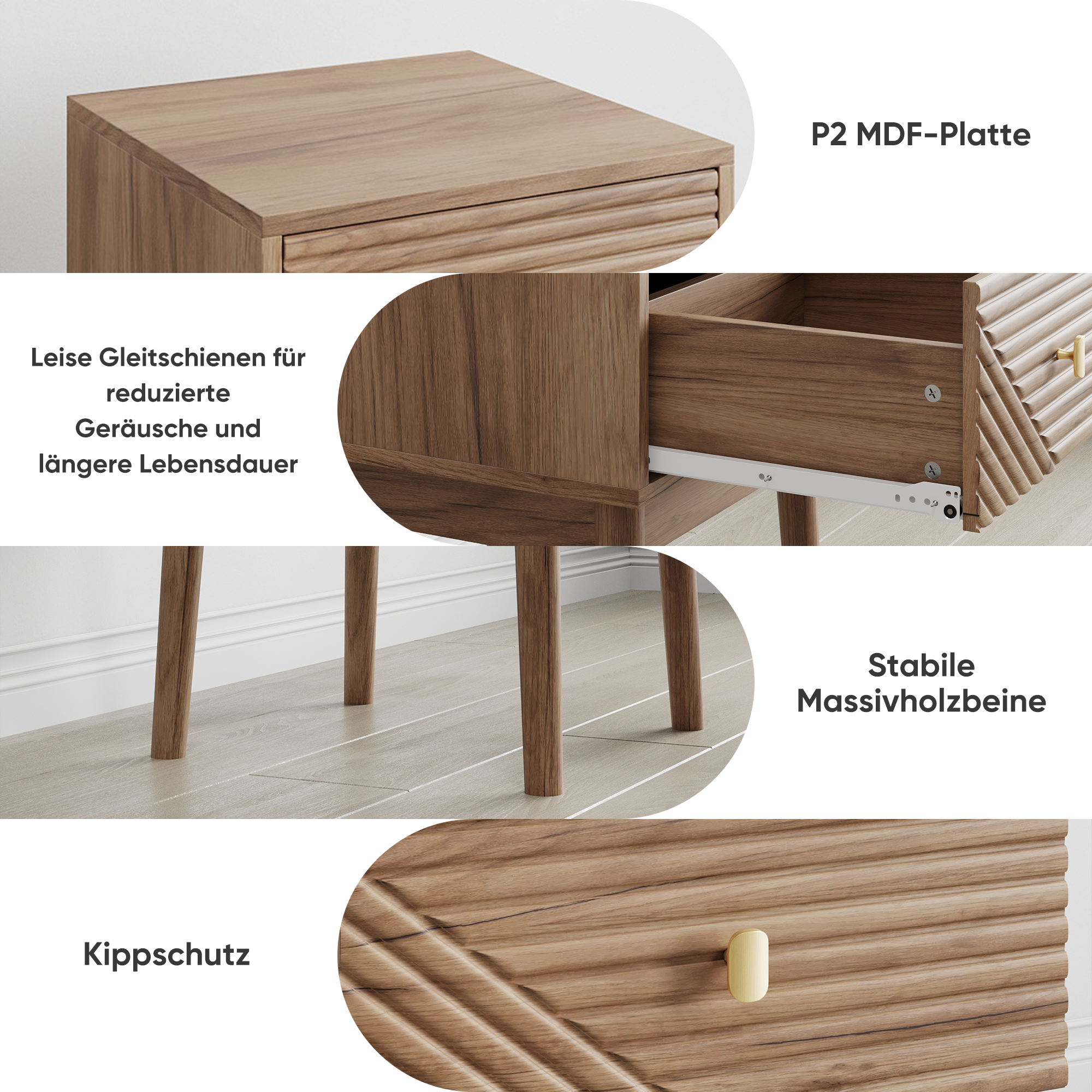 Présentation du table de chevet