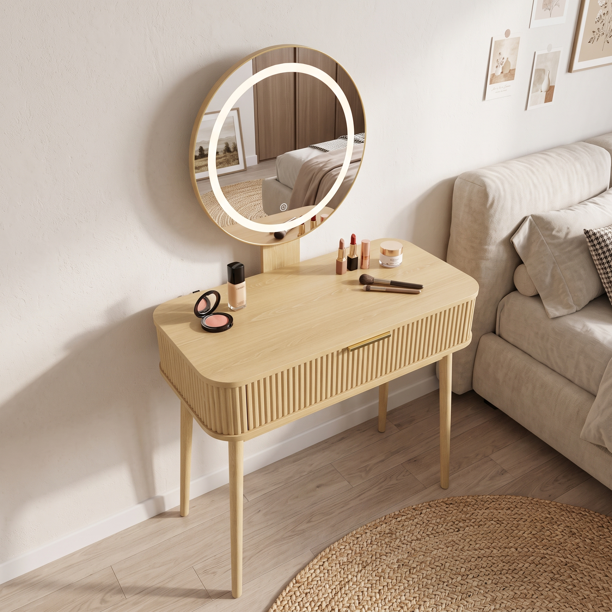 Détail du coiffeuse