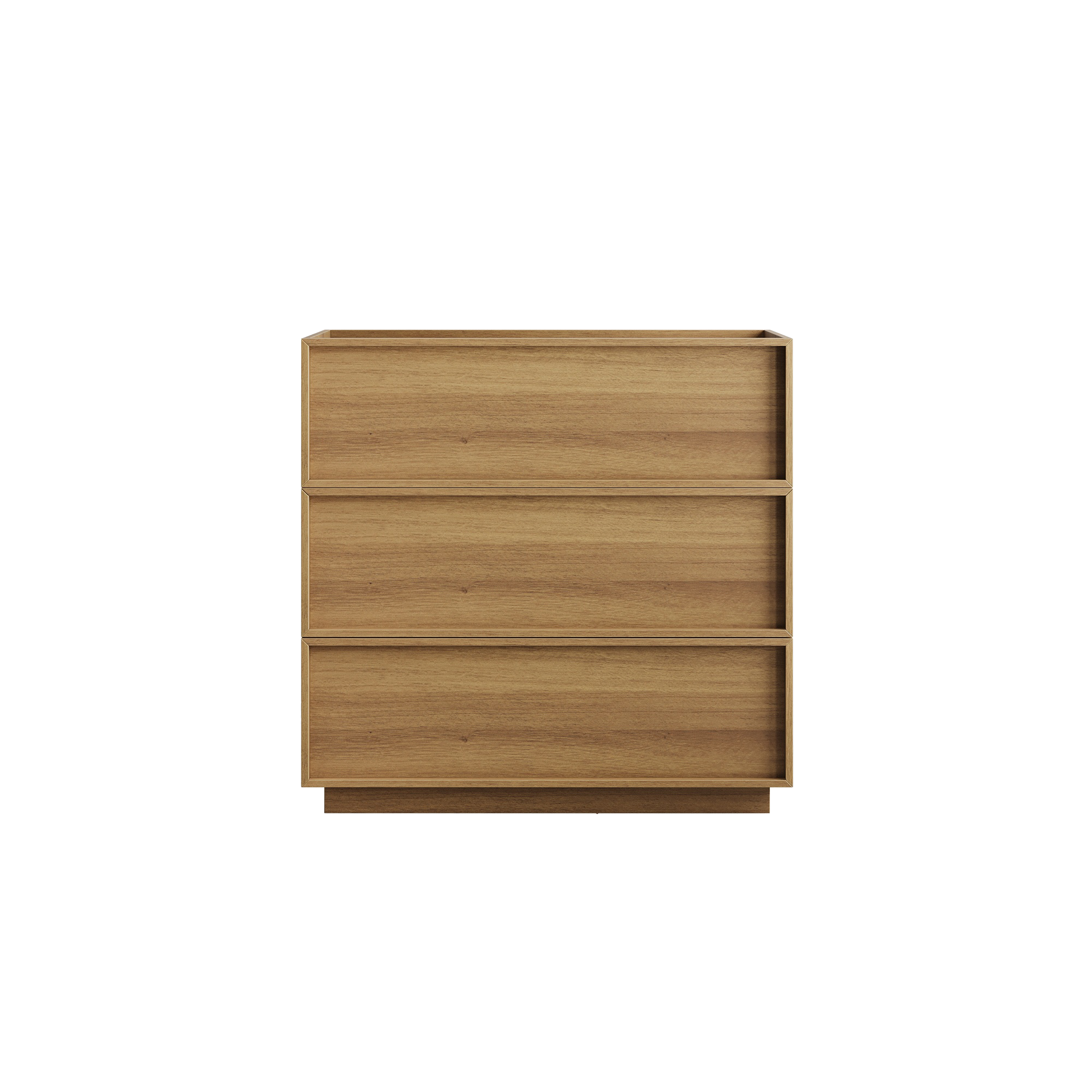Armoire-penderie, avec tiroirs, 80 x 48 x 78 cm, panneaux de particules et bois, chêne - vue 2