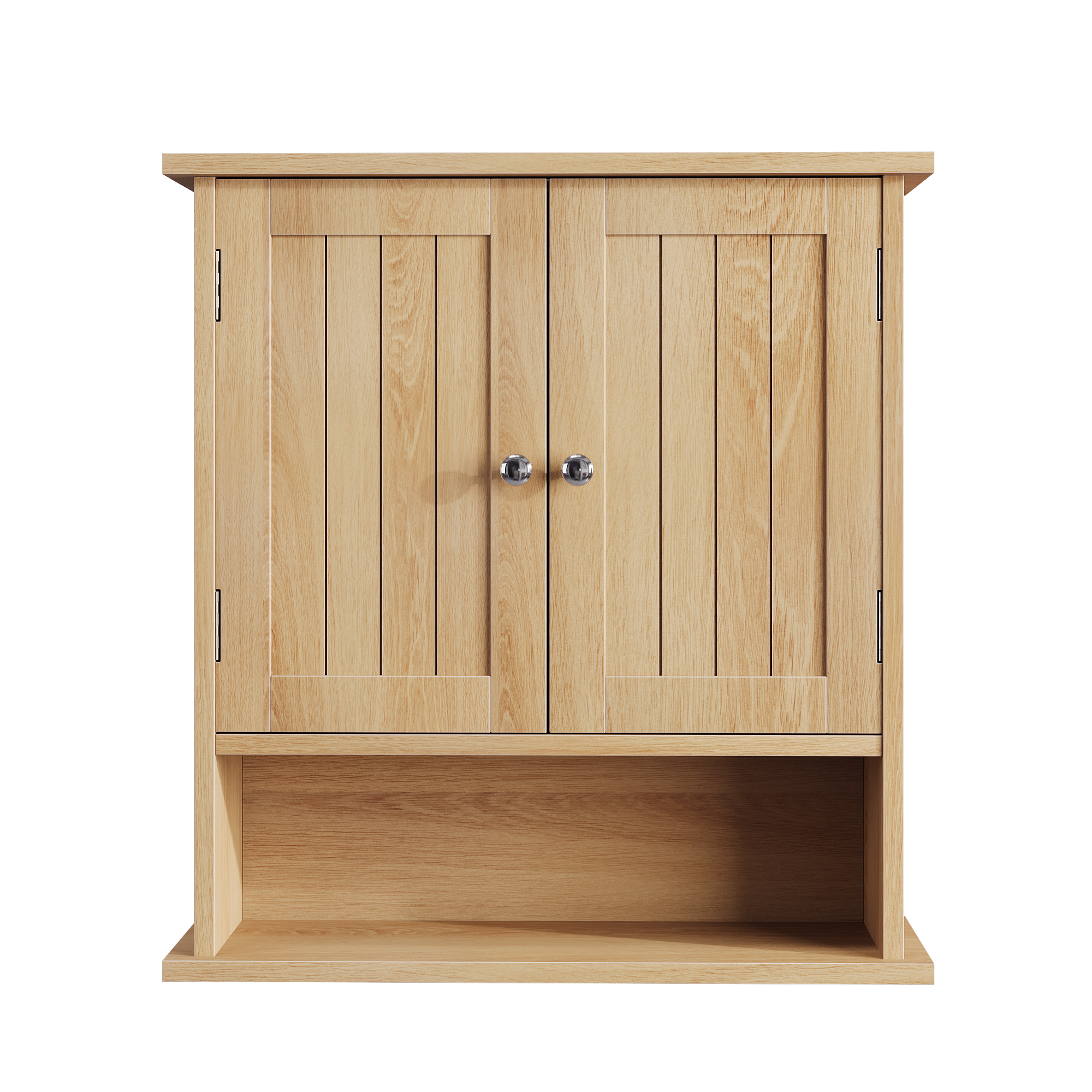 Meuble de salle de bains, 50 x 20 x 60 cm, MDF, marron - vue 1