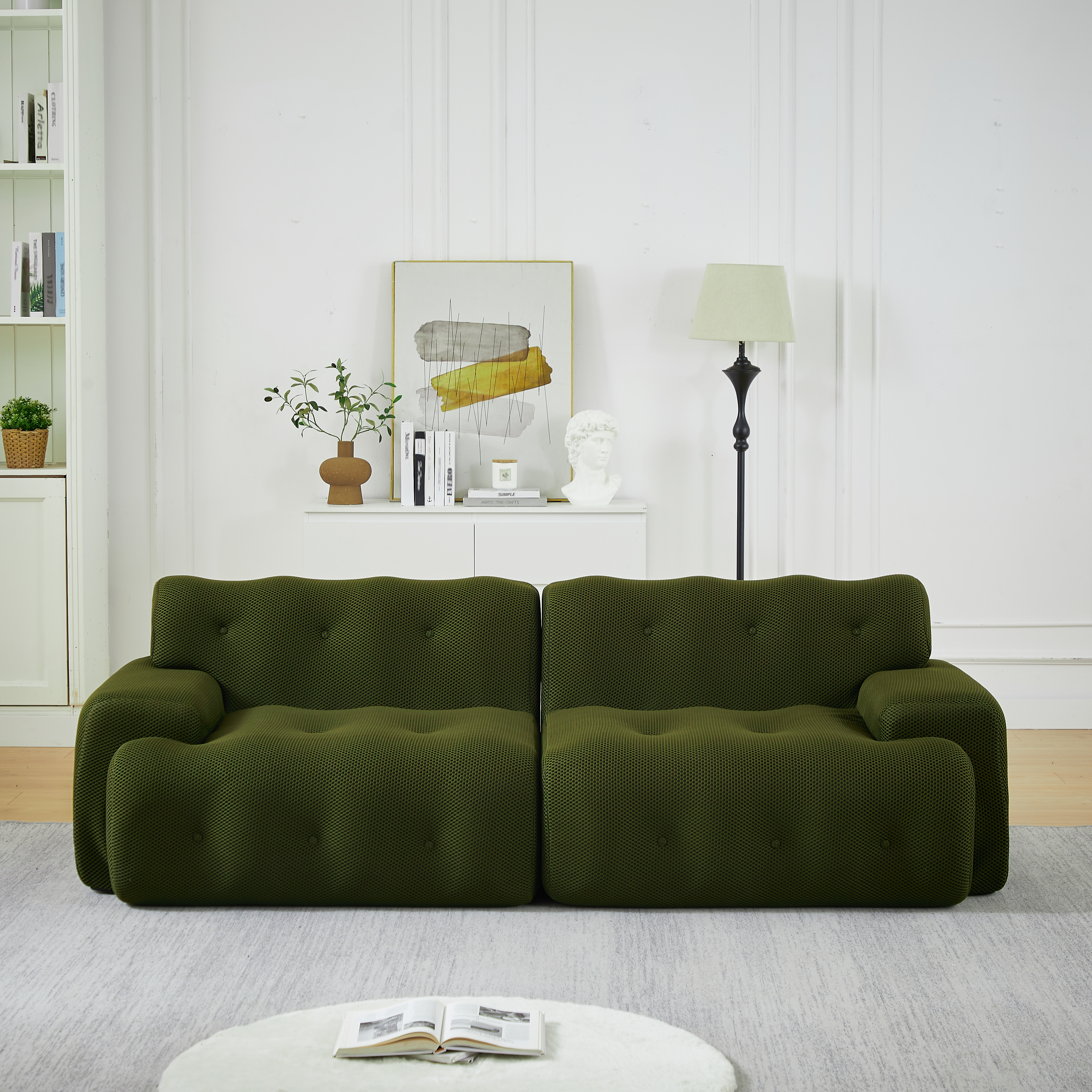 Cloud Sofa, übergroßer Zweisitzer – Breite Armlehn