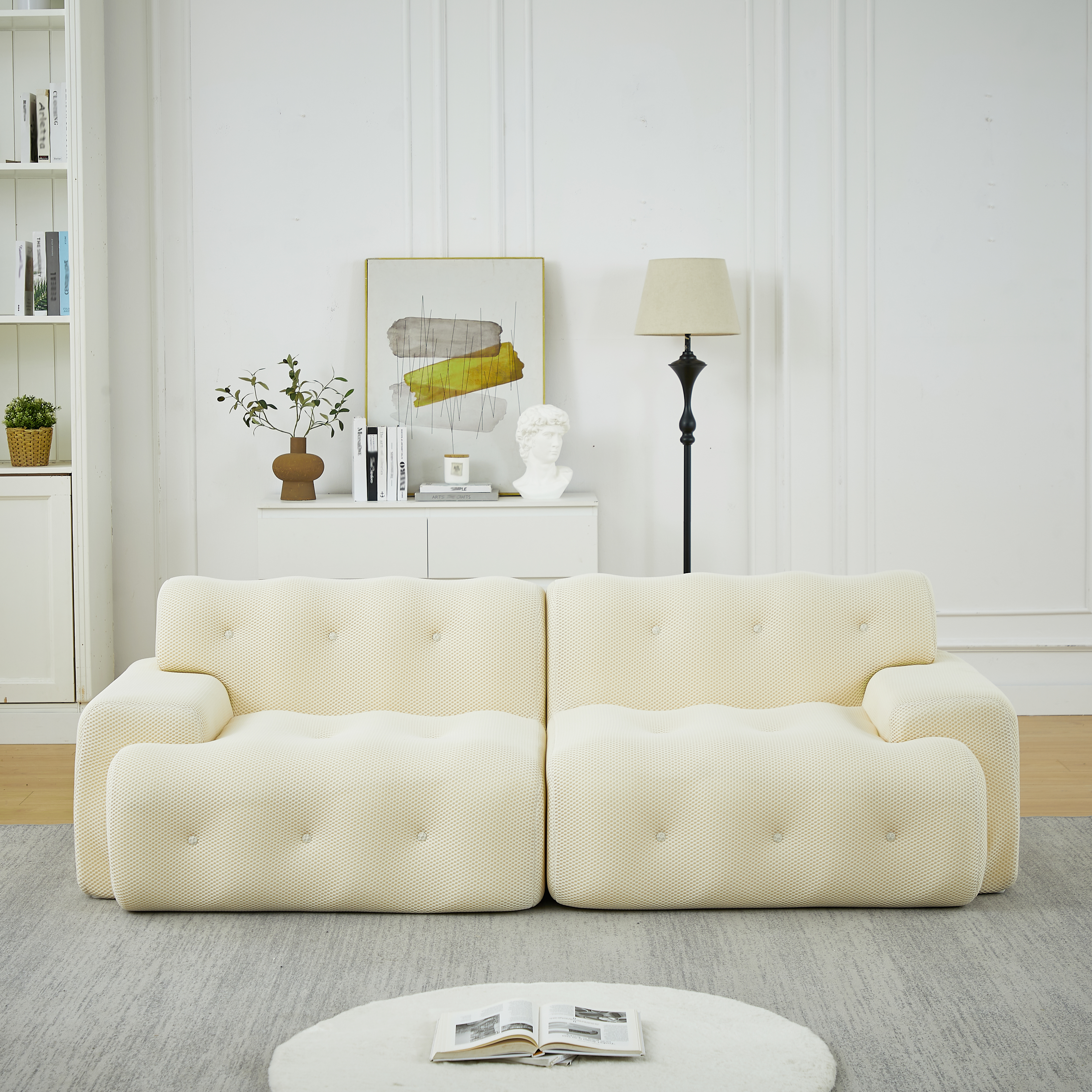 Cloud Sofa, übergroßer Zweisitzer – Breite Armlehn
