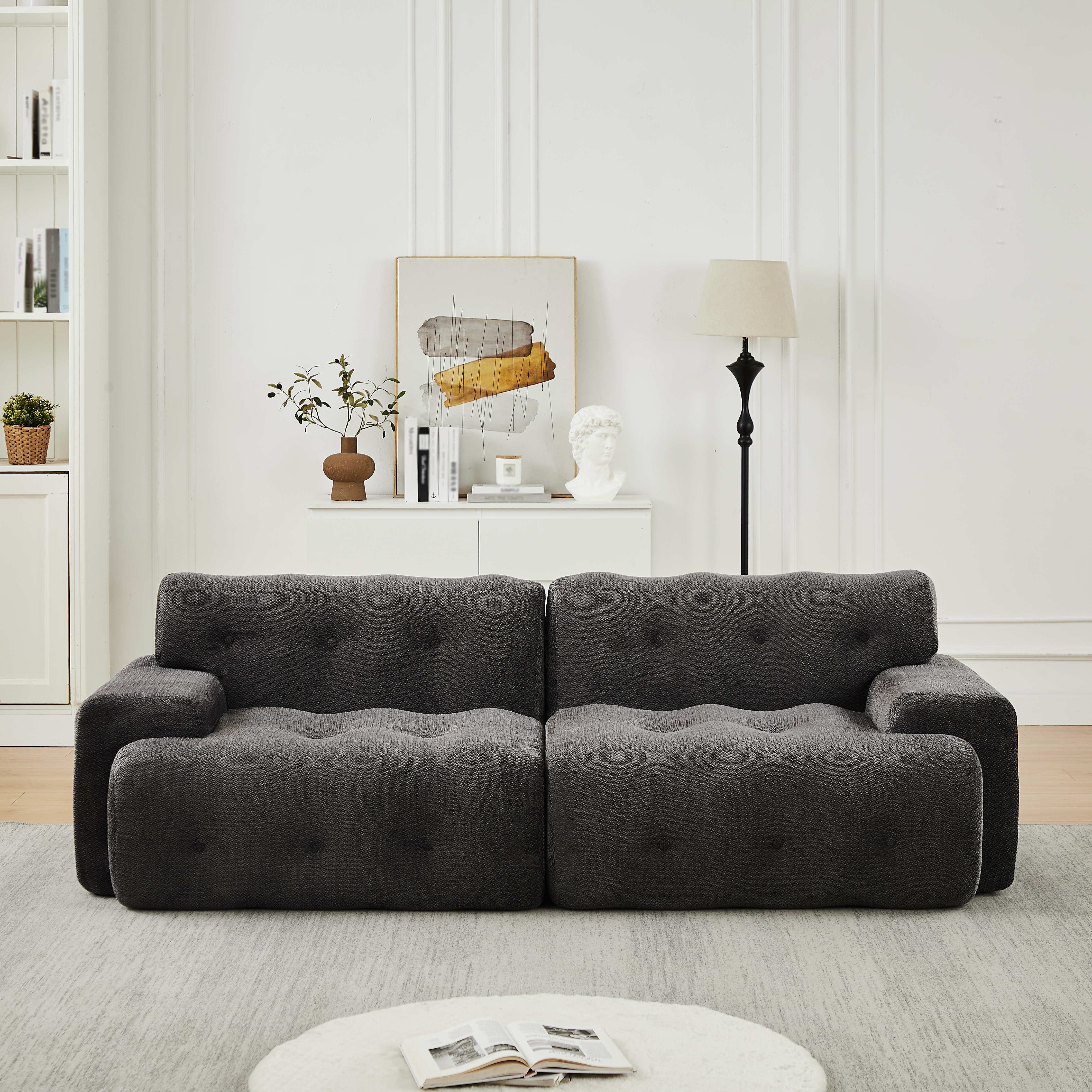 Cloud Sofa, übergroßer Zweisitzer – Breite Armlehn