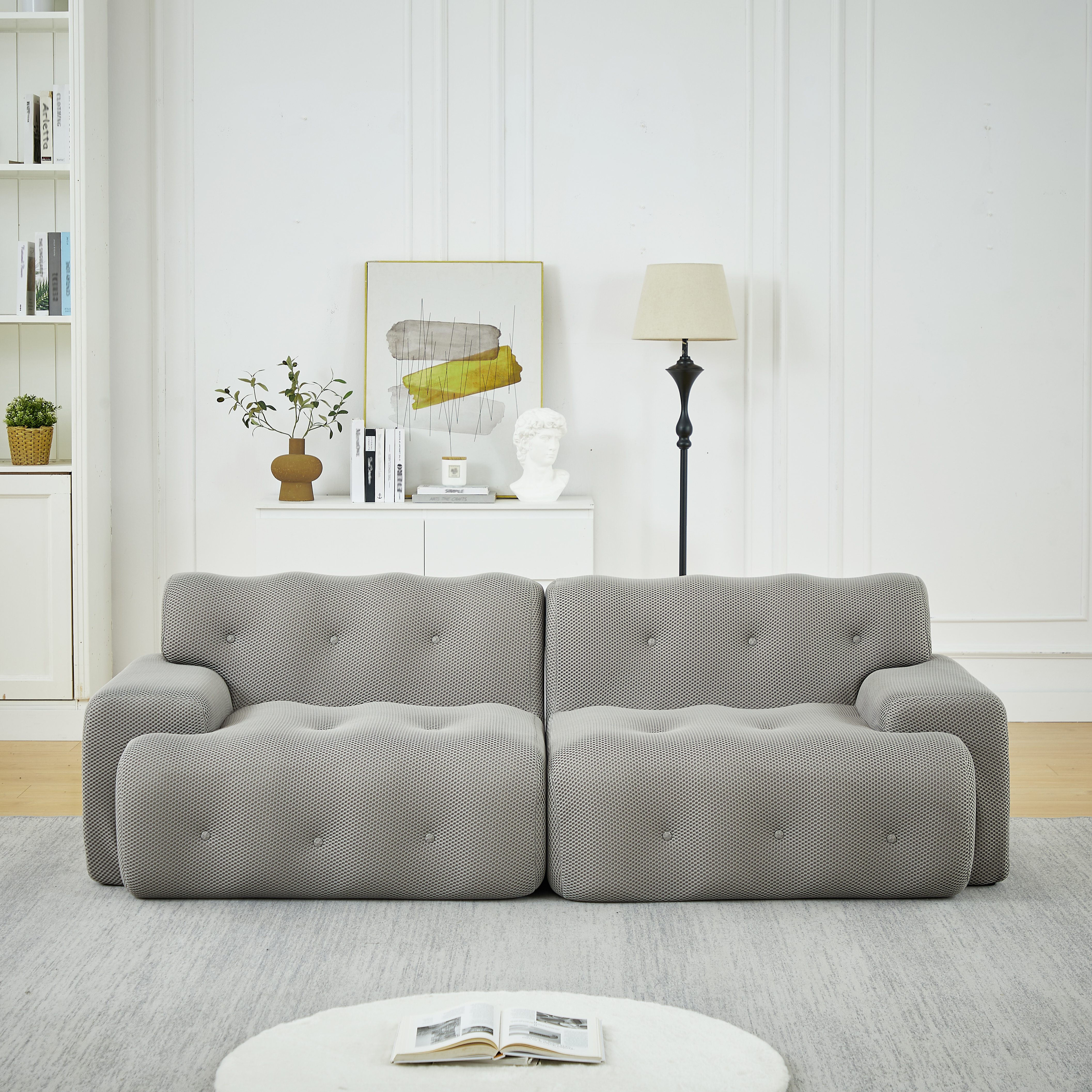 Cloud Sofa, übergroßer Zweisitzer – Breite Armlehn