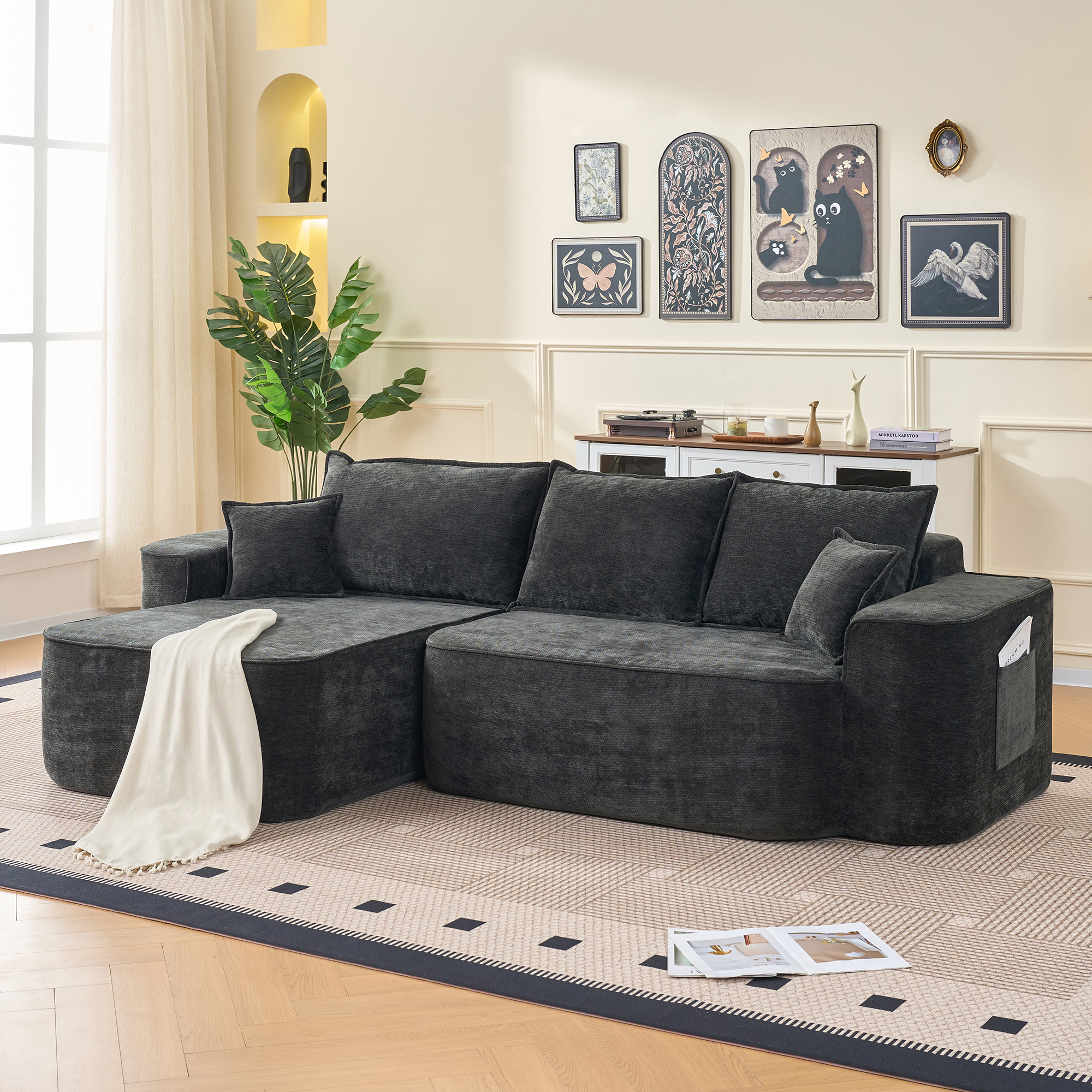 L-Form Ecksofa »Wolken-Sofa«, 264cm (104") mit Cha