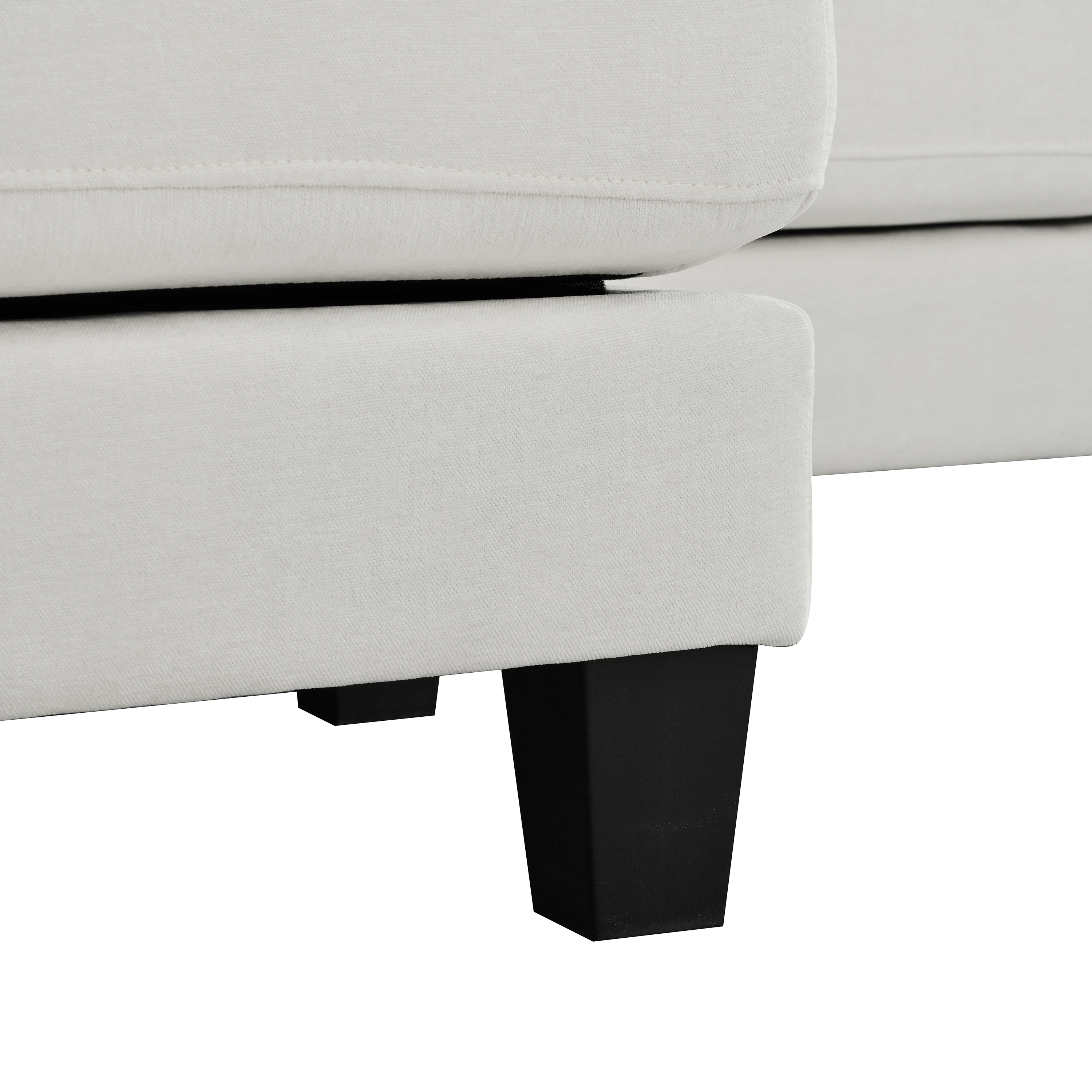Canapé d'angle double chaise-longue en tissu cheni - image 11