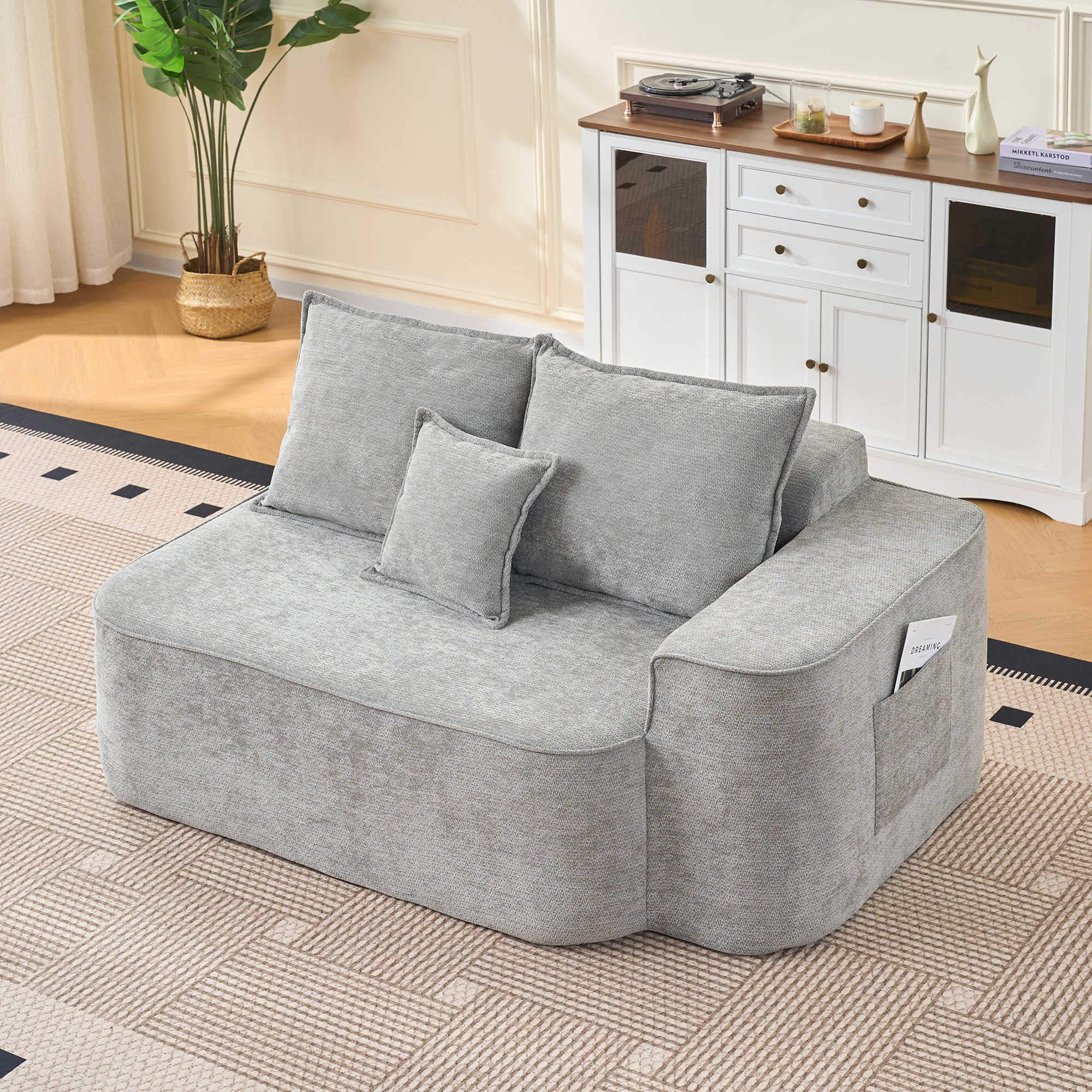 Bequemes 2-Personen Sofa ohne Montage, weiches Sof