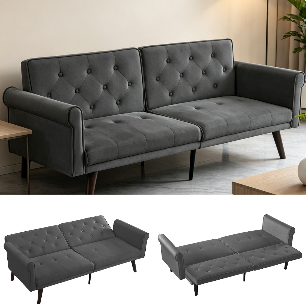 Verstellbares 2-in-1 Schlafsofa, Multifunktionales