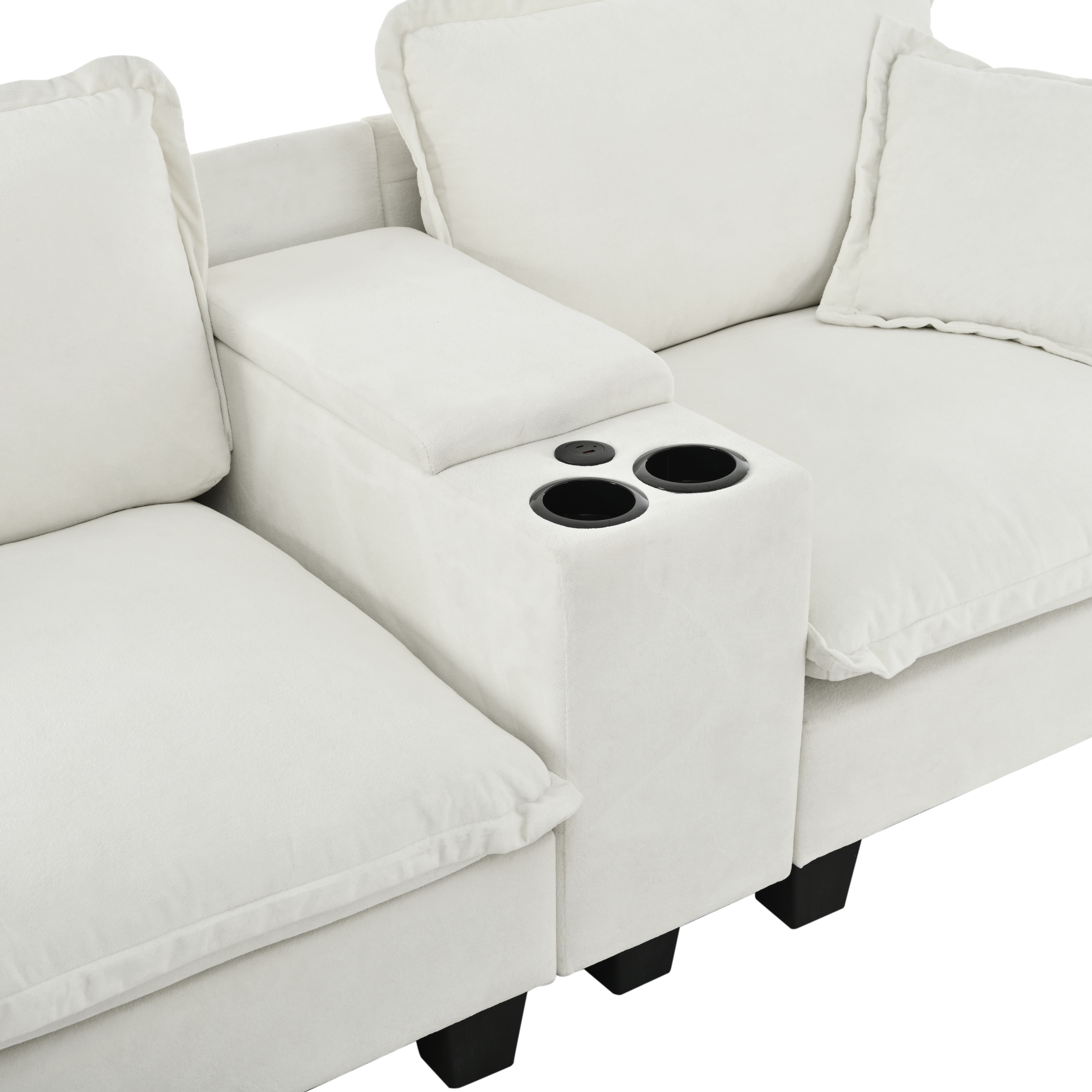 Modulare Cloud-Couch, U-förmiges Segelboot-Sofa mi