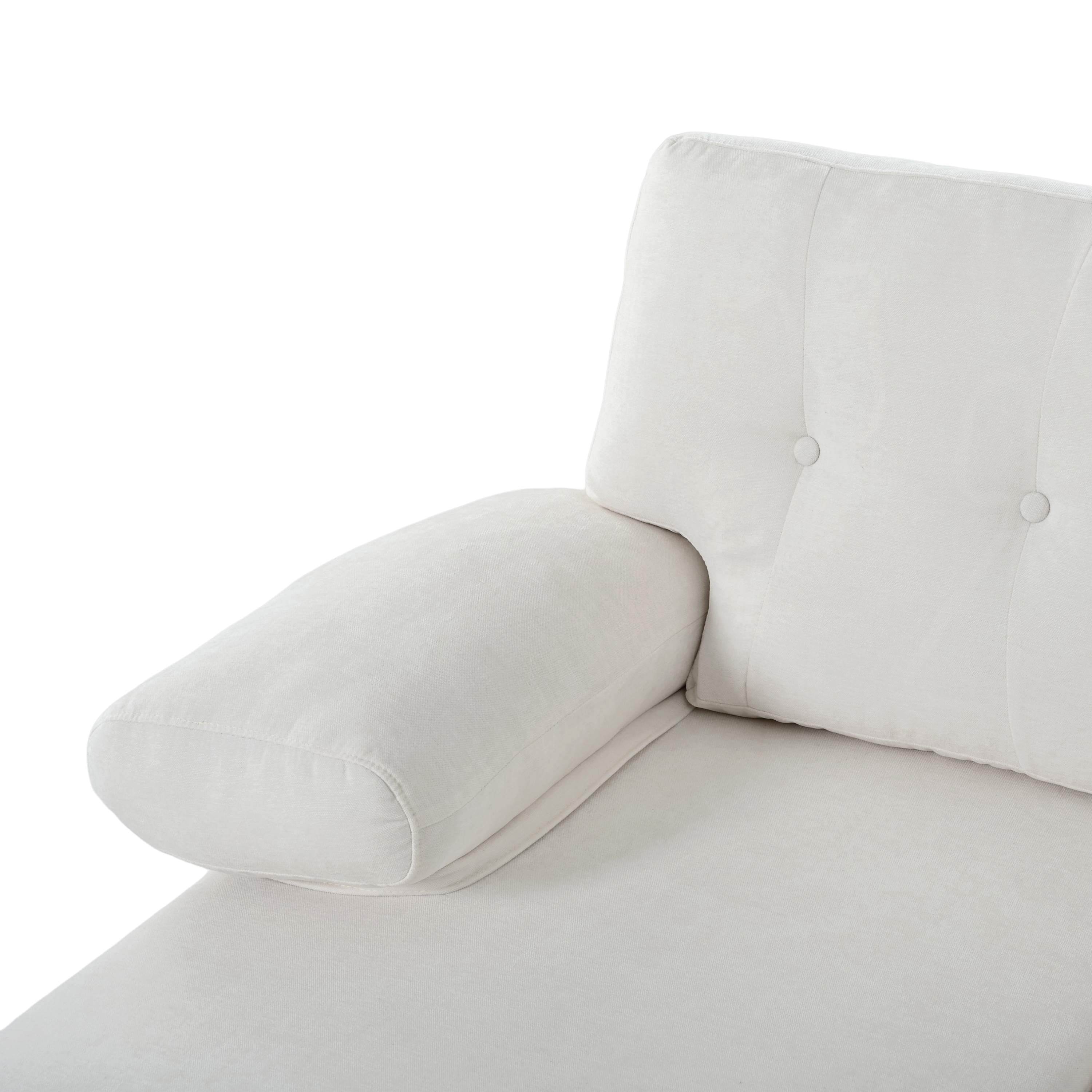 Canapé d'angle double chaise-longue en tissu cheni - image 7
