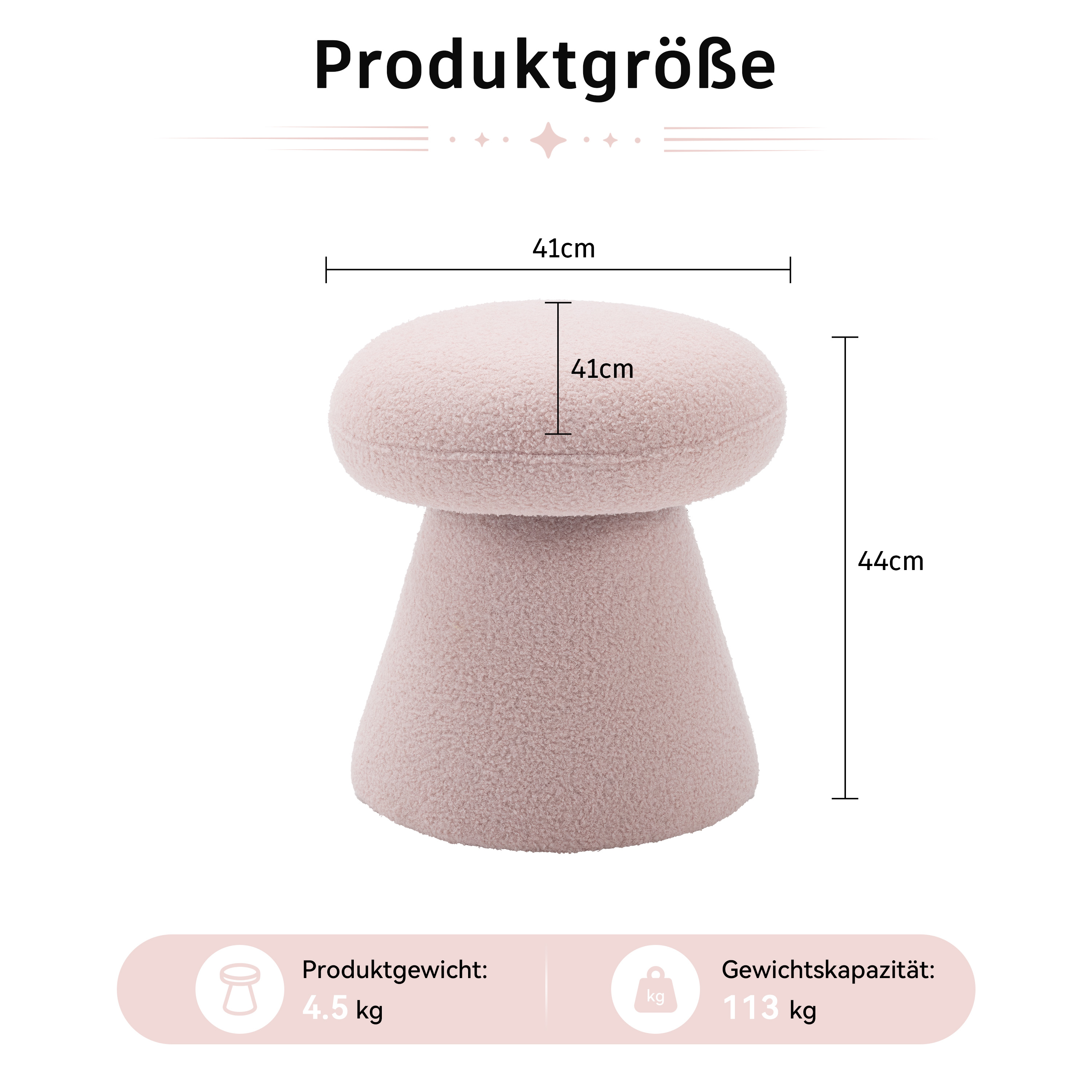 Dimensions du coiffeuse