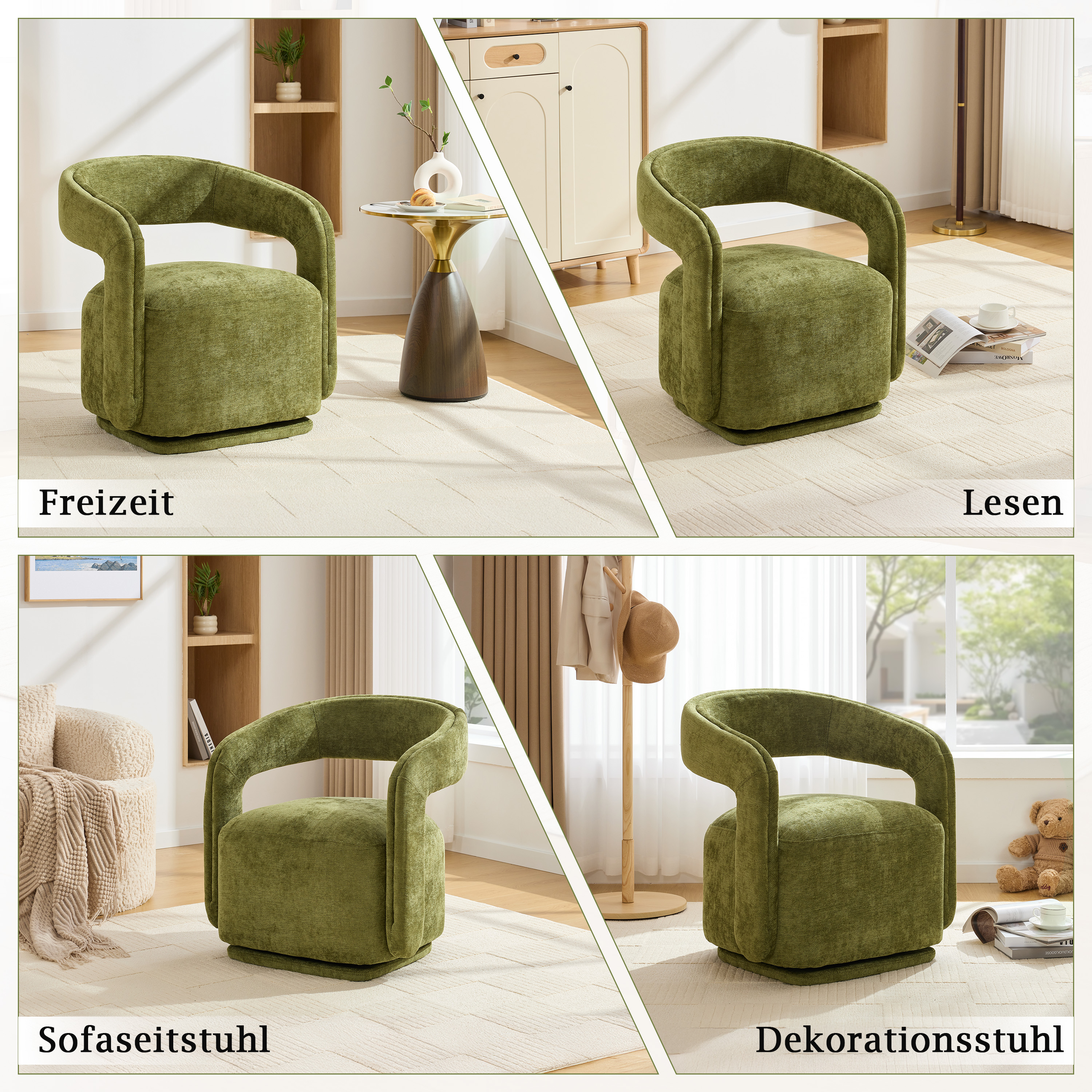 Détail du fauteuil d'appoint
