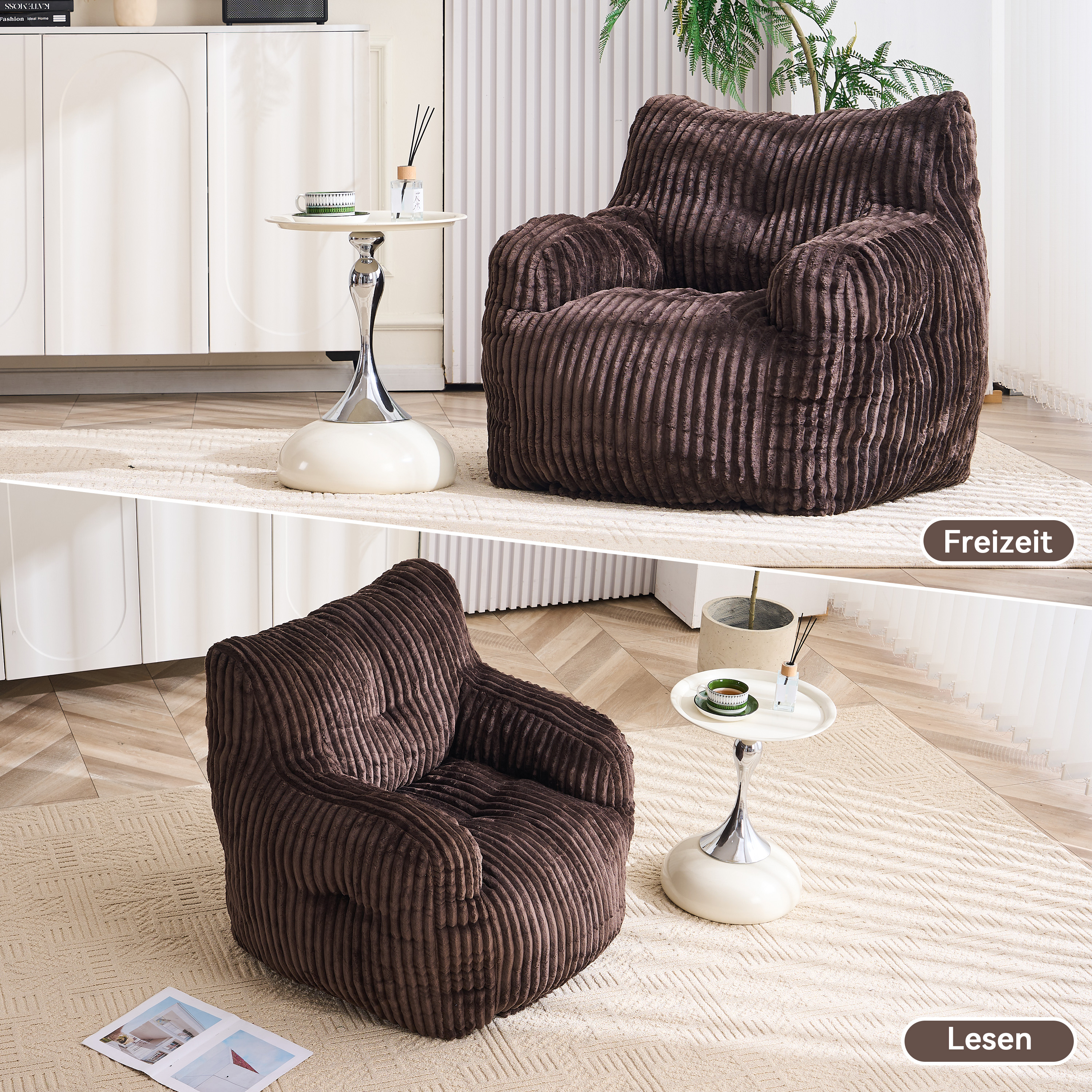 Détail du fauteuil lounge