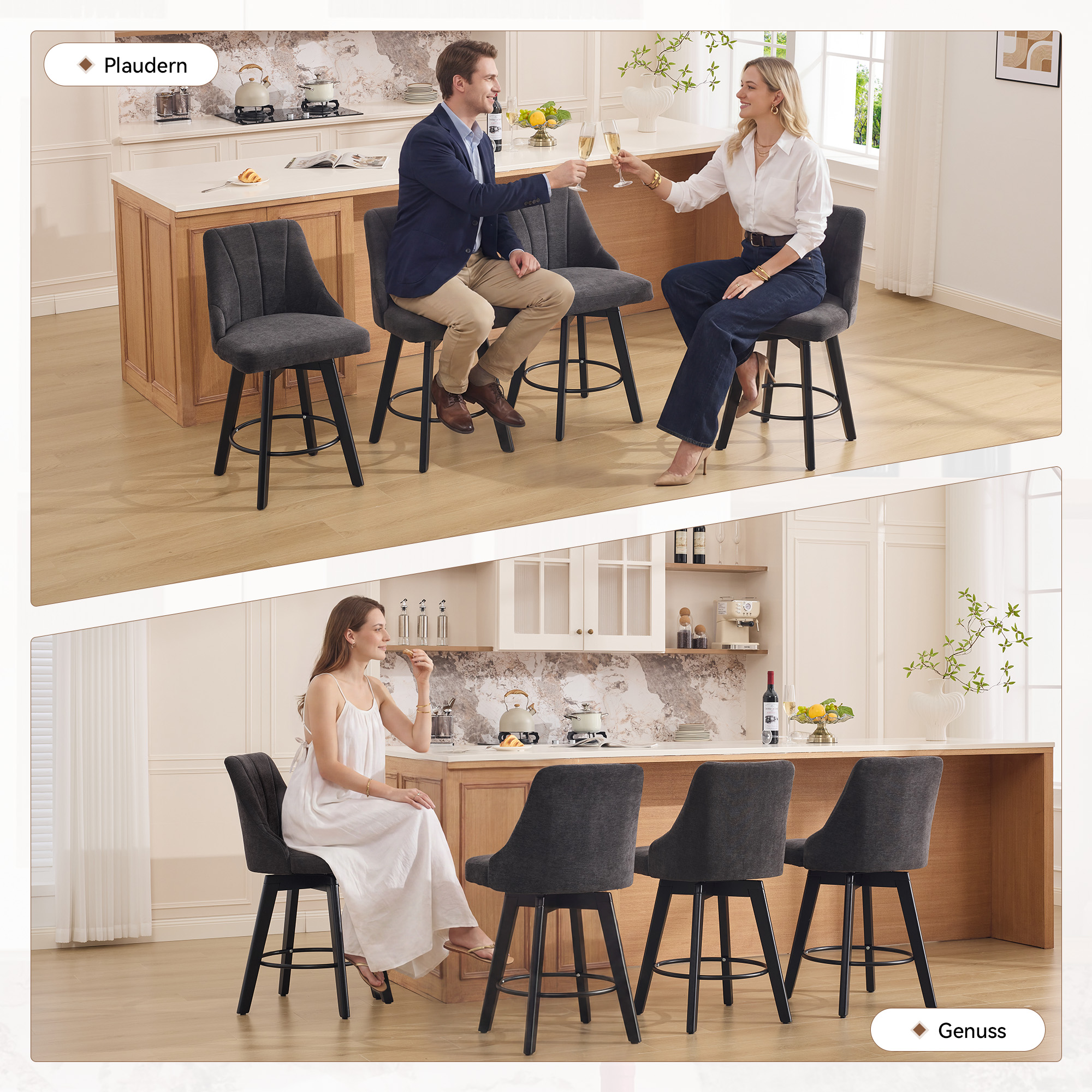 Présentation du tabouret de bar