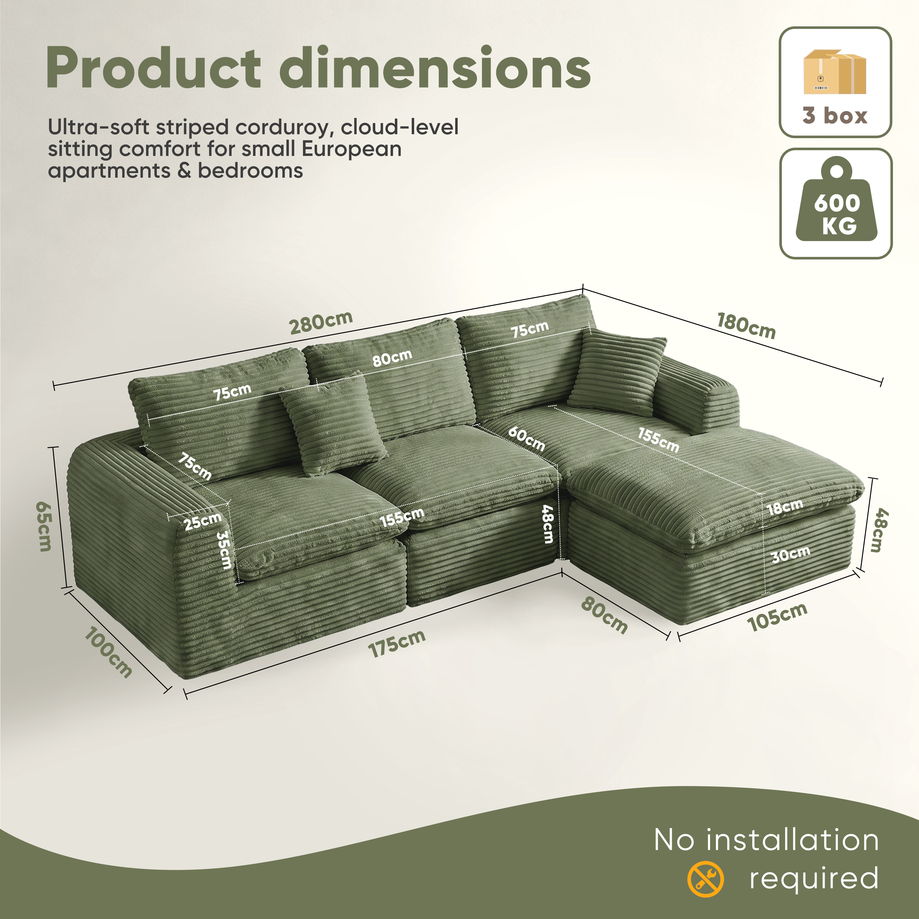 Fonctions du canapé d’angle convertible