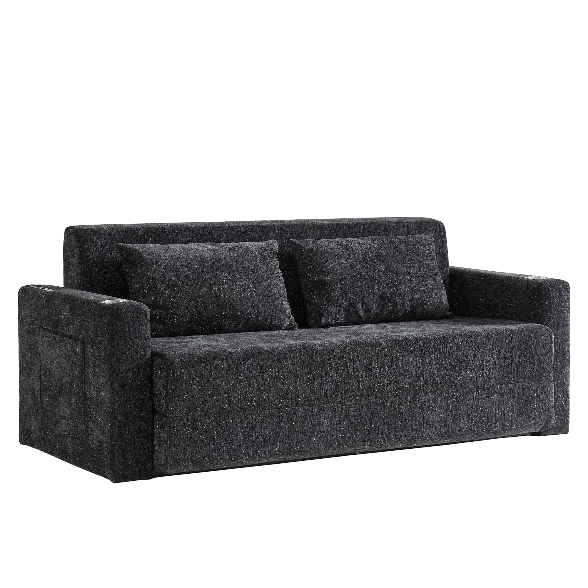 Bodenständiges Sofa-Bett, 2-Sitzer-Sofa, 2-in-1 kl