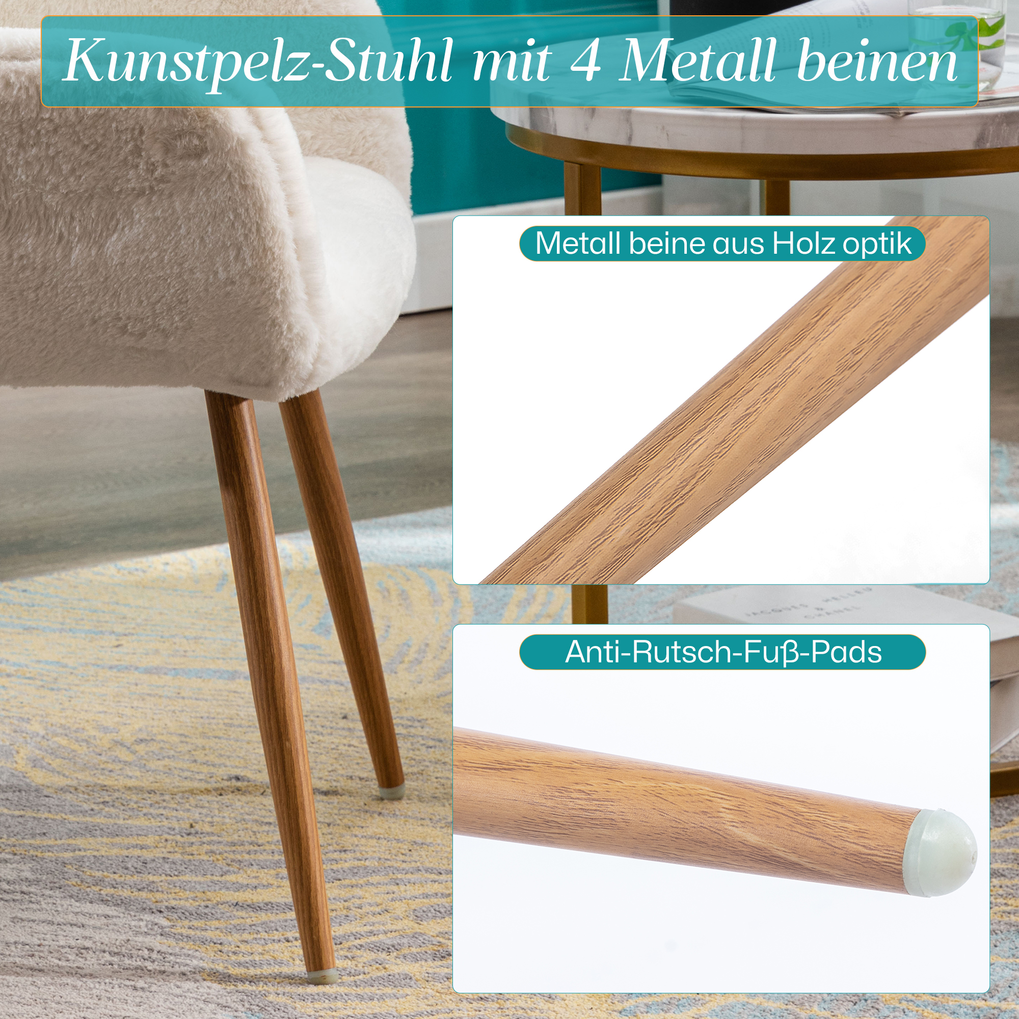 Présentation du chaise de salle à manger