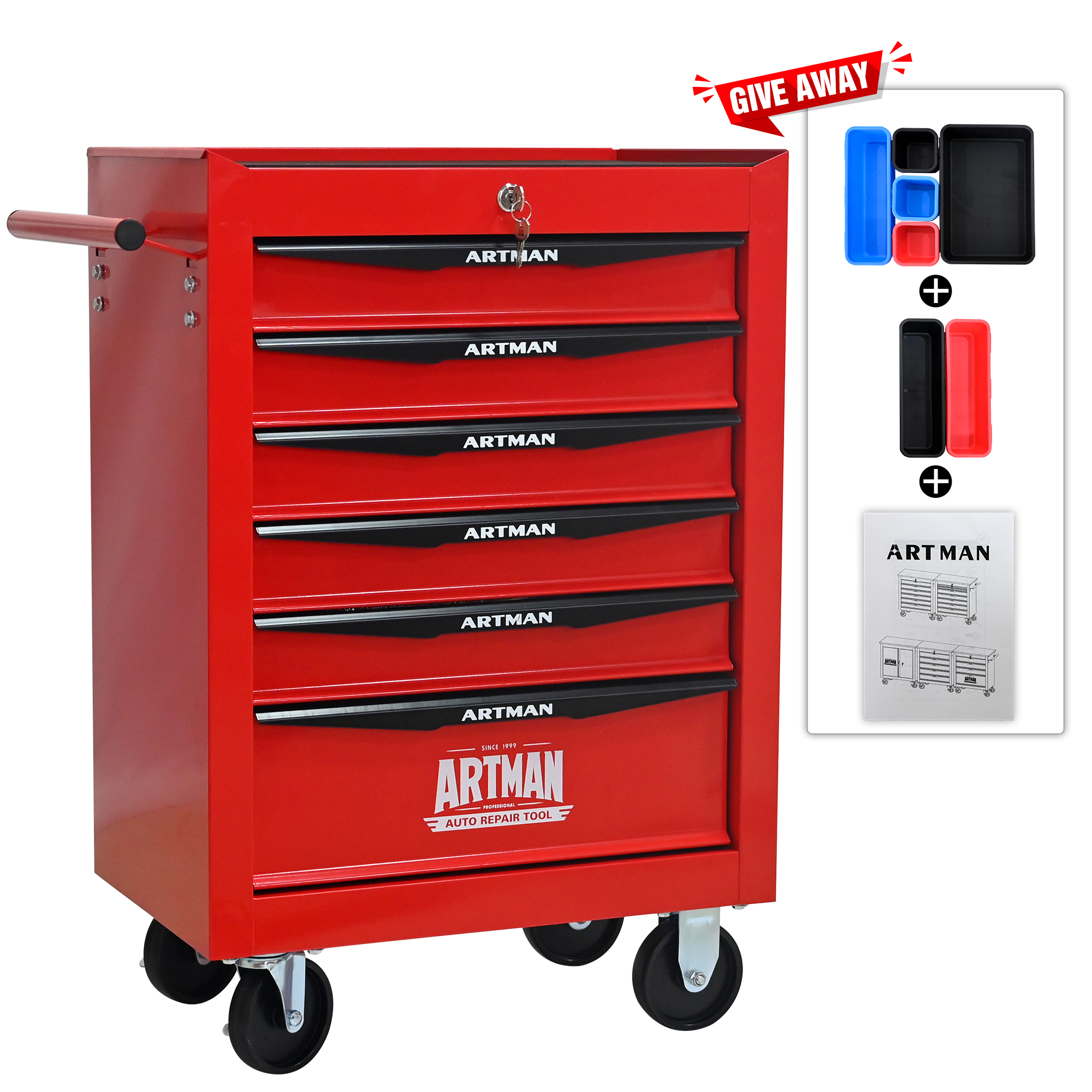 Détail du armoire à outils