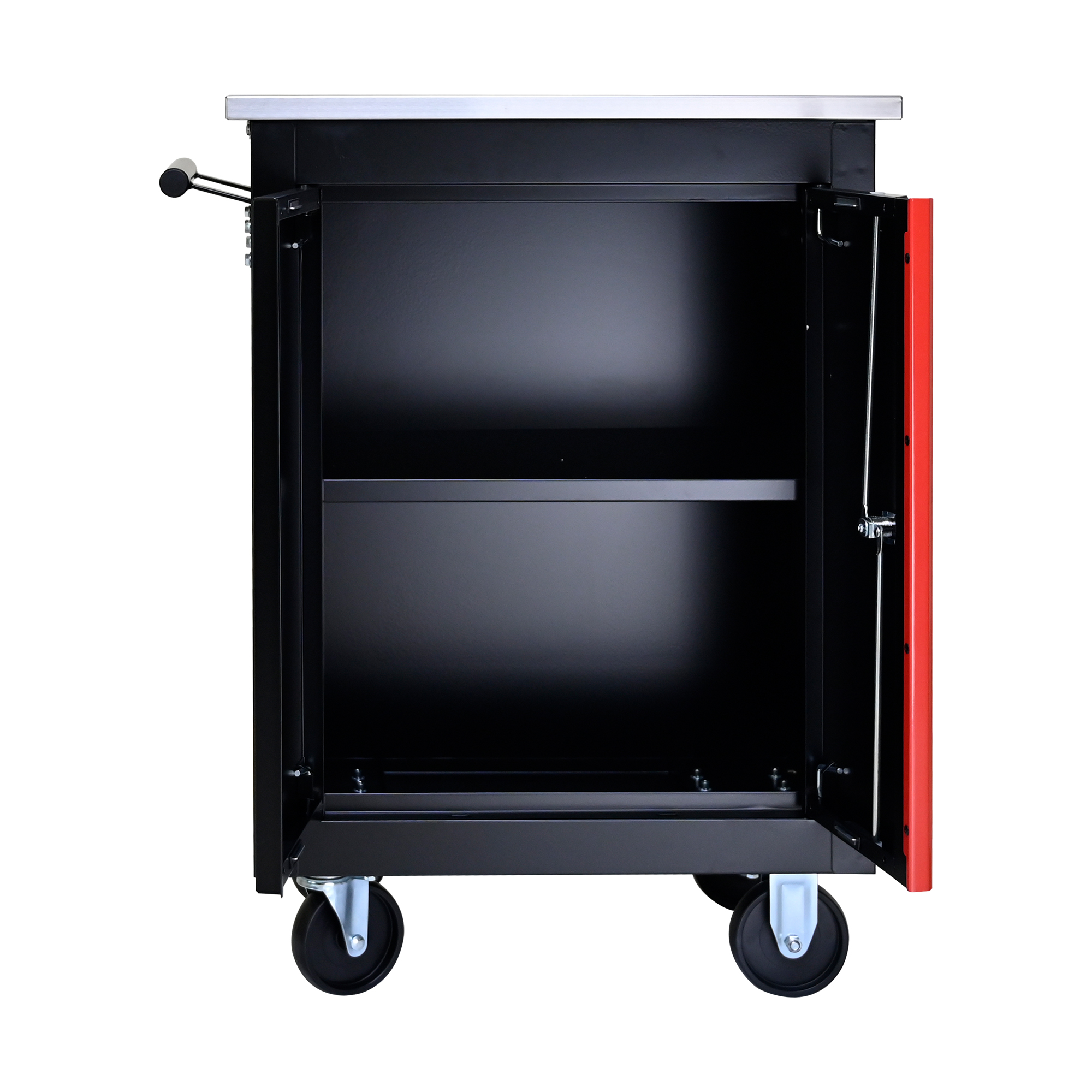 Double porte ouverte espace de stockage