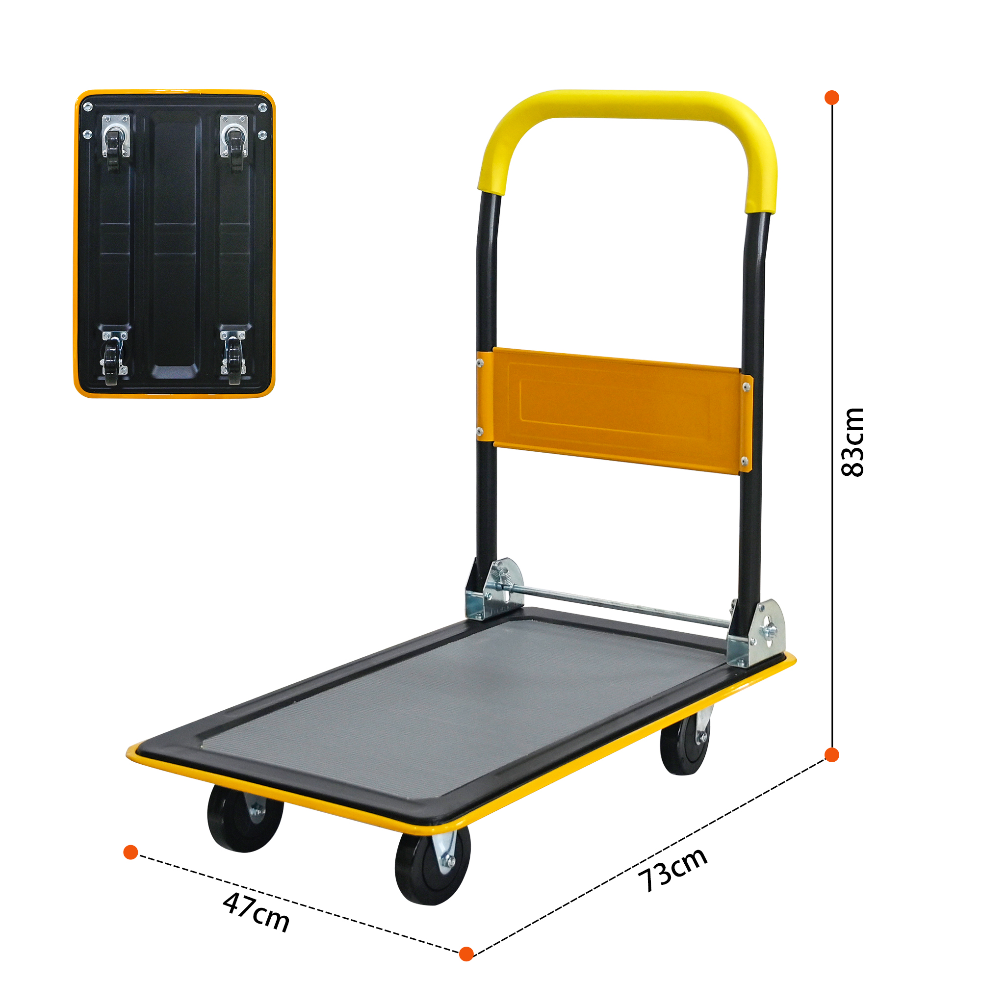 Dimensions du chariot de transport