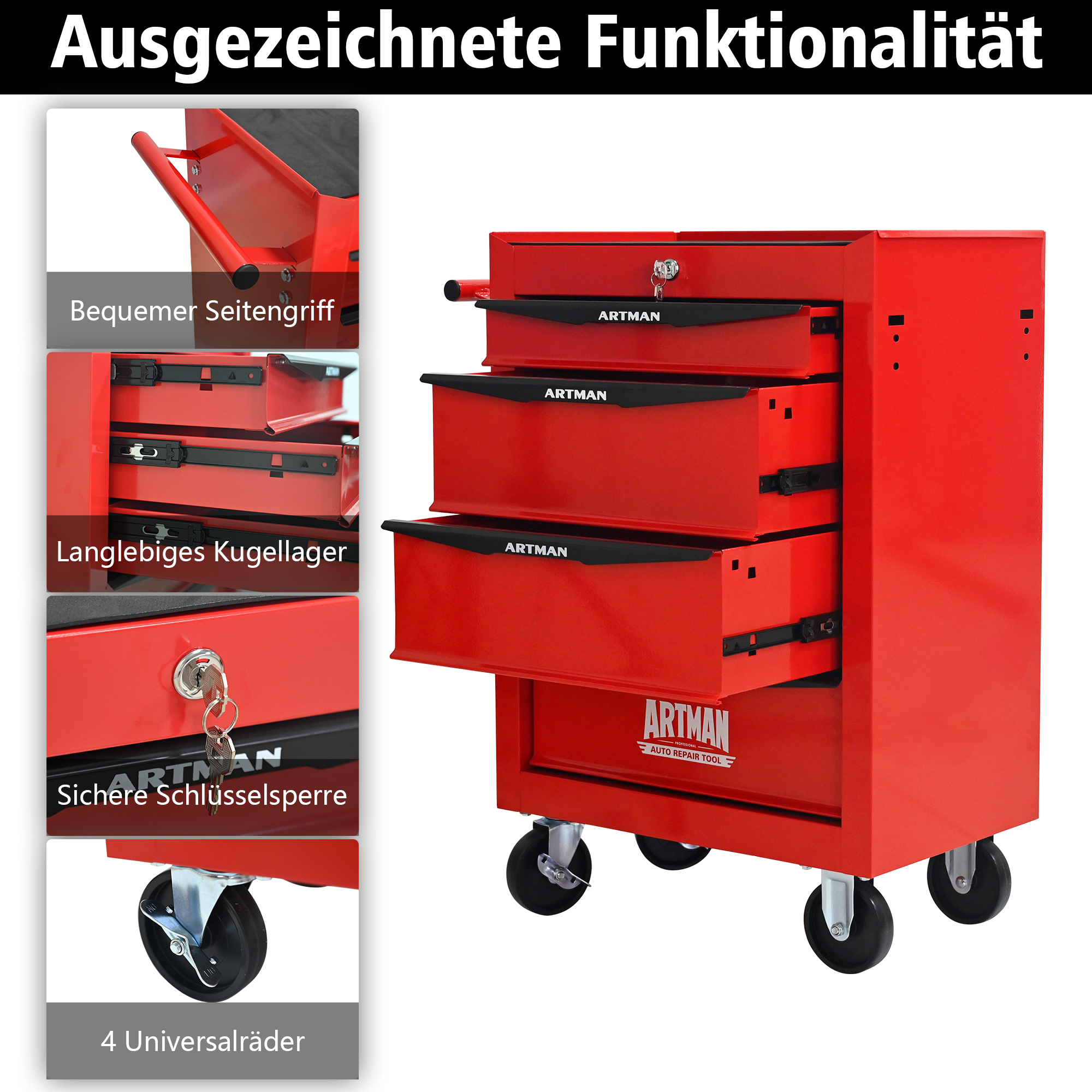 Détail du armoire à outils