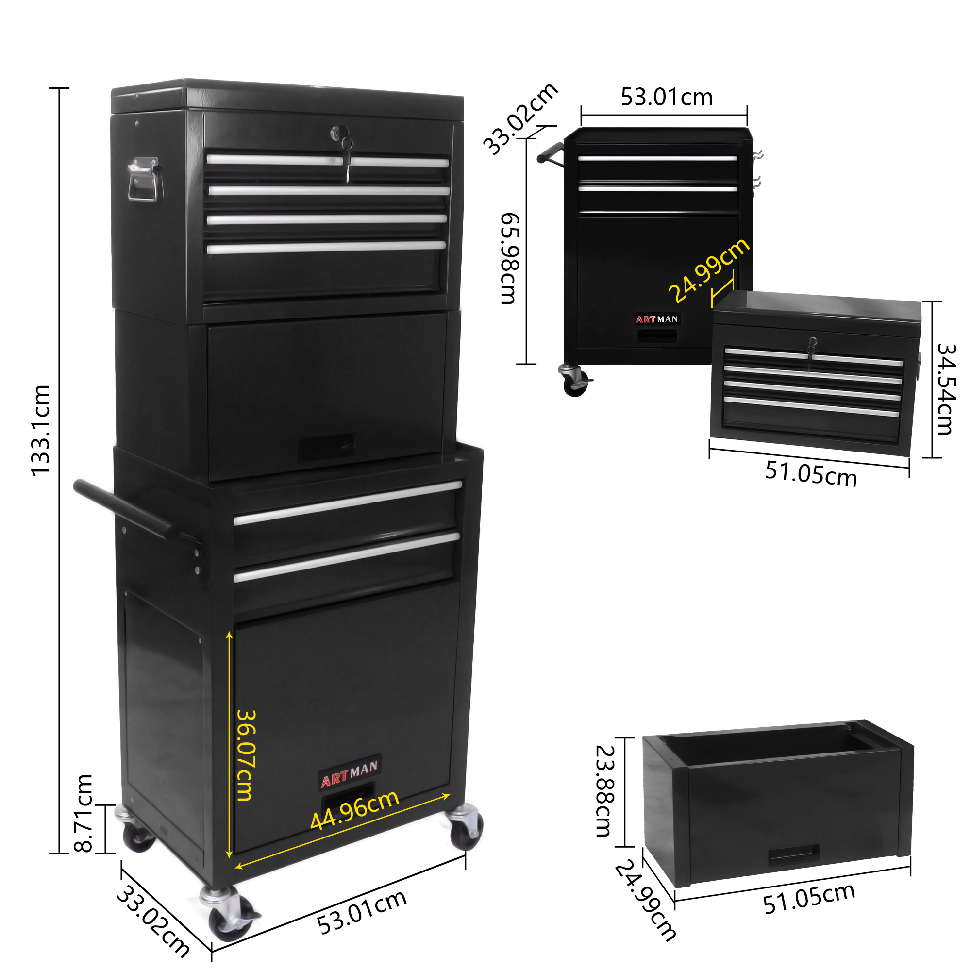 Détail du armoire à outils