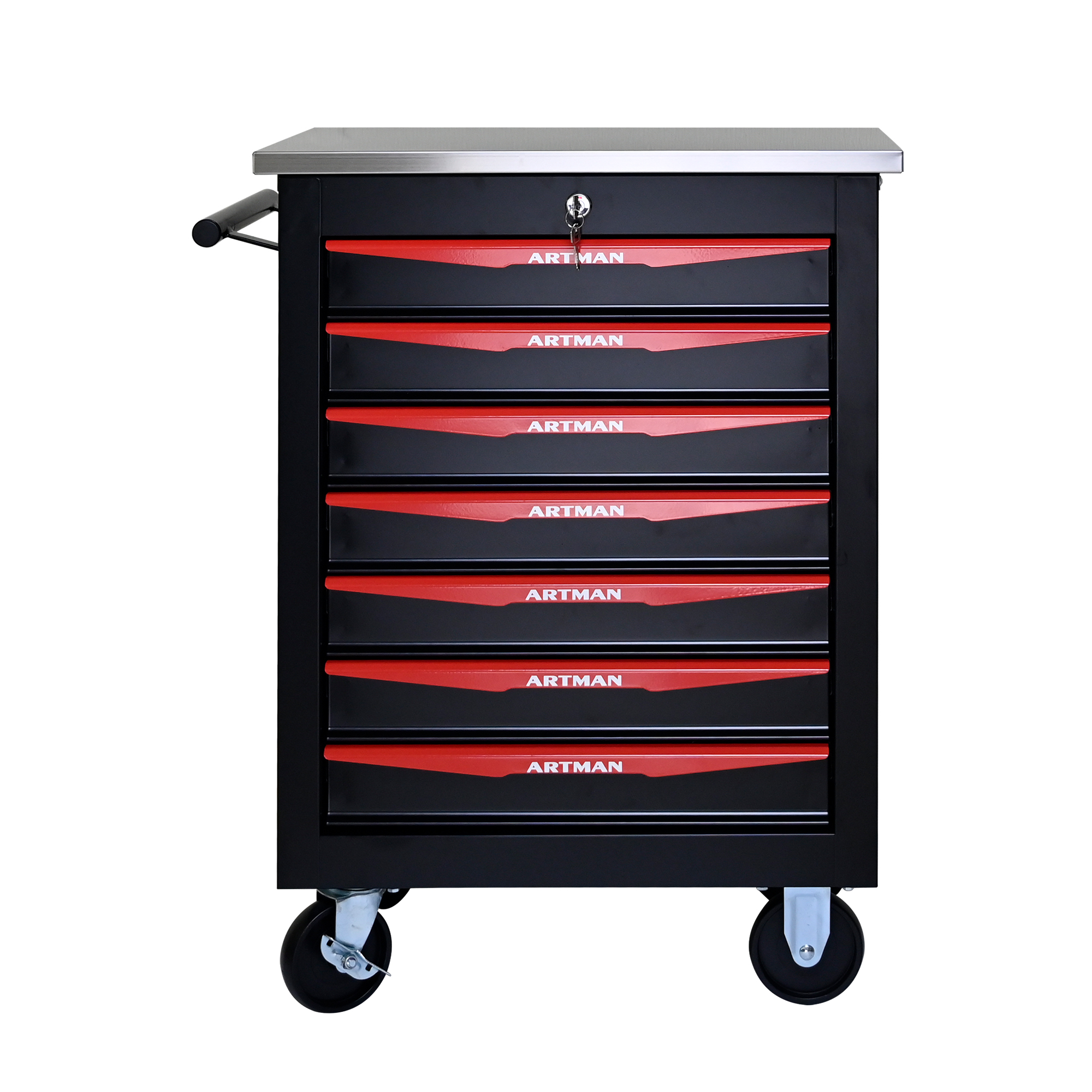 Plateau supérieur en acier inox lisse