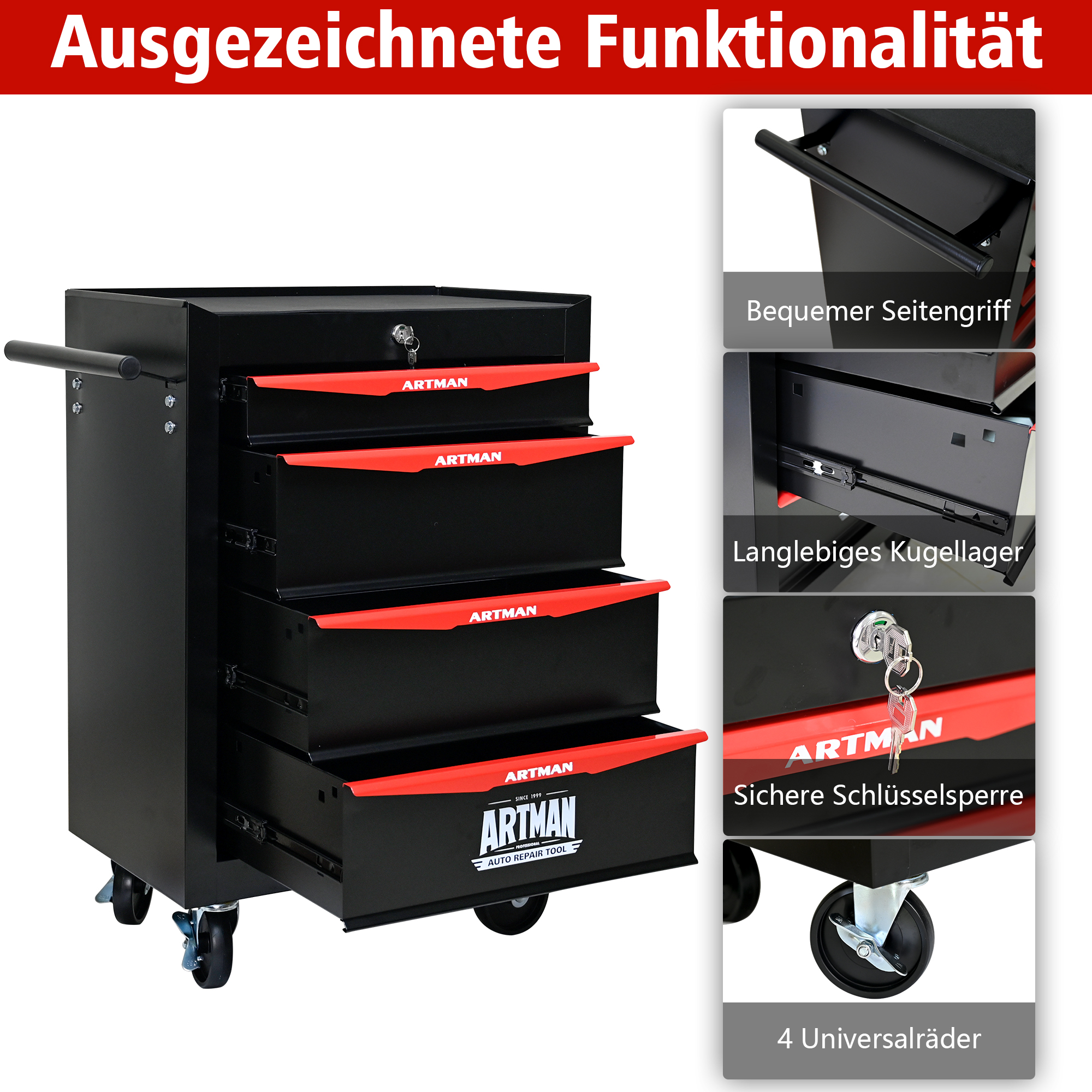 Détail du armoire à outils