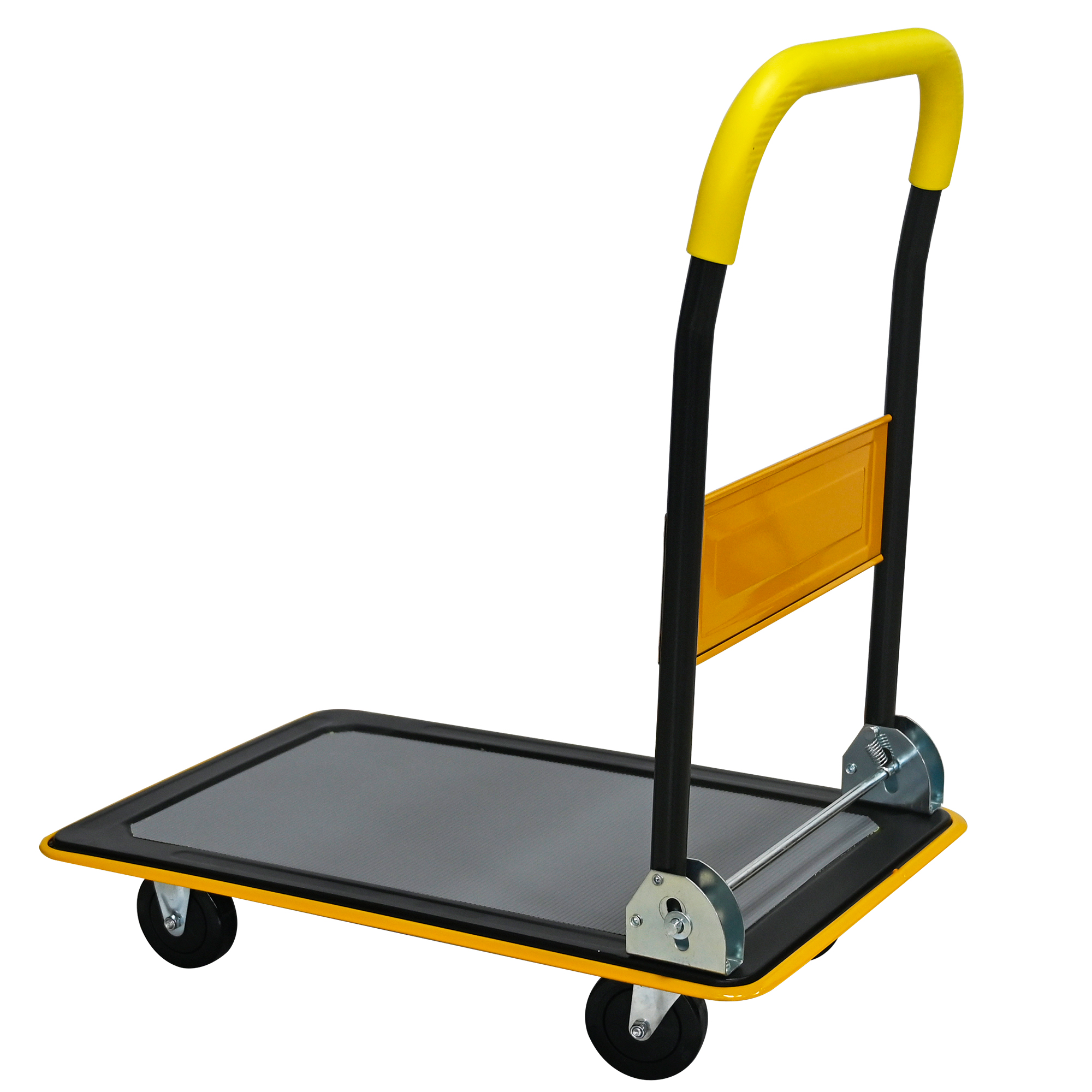 Chariot à l’état plié pour rangement compact