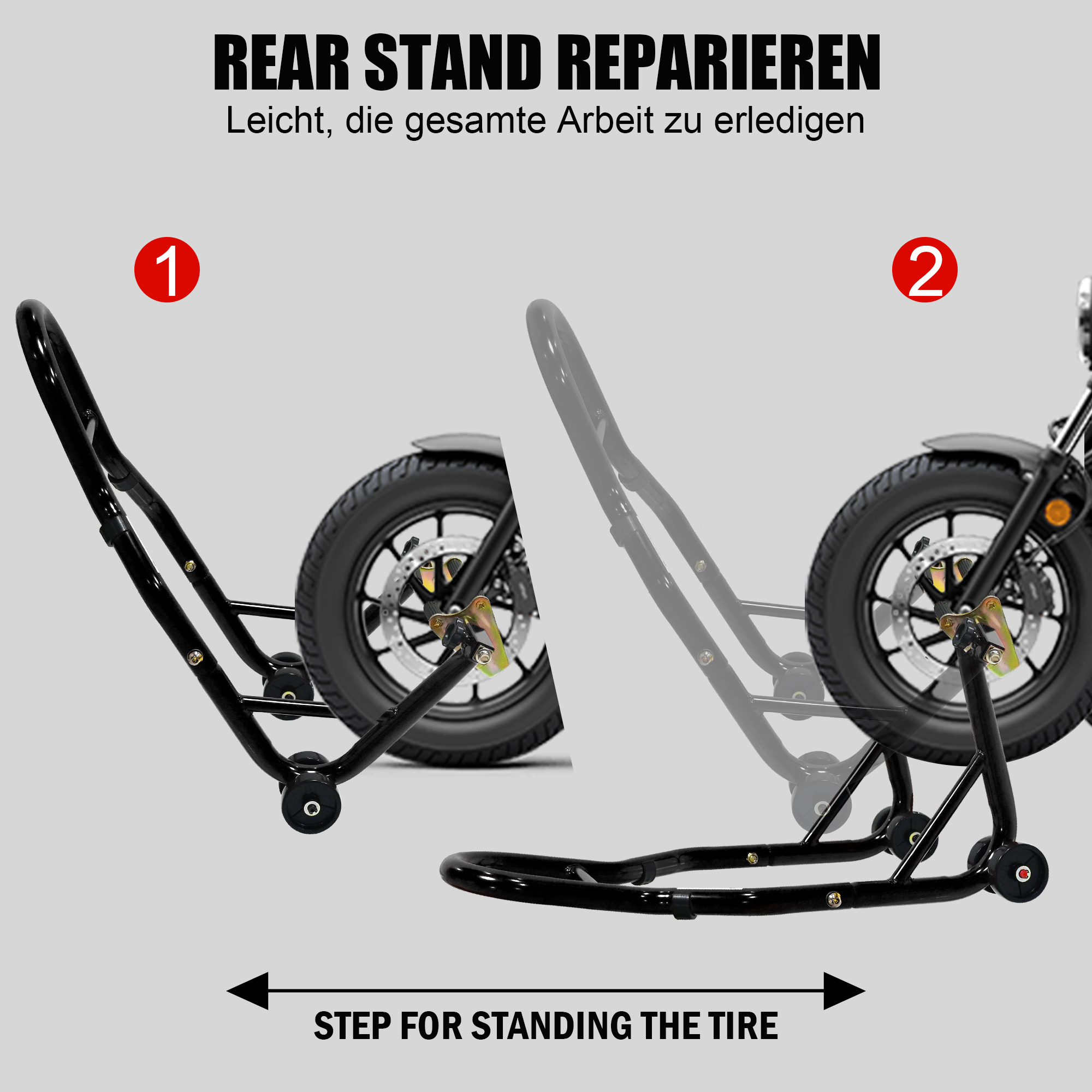 Présentation du support à vélos