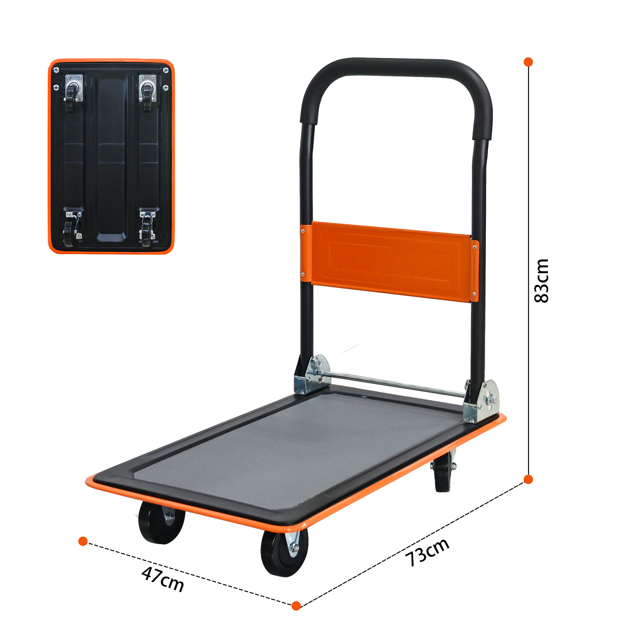 Dimensions du chariot de transport