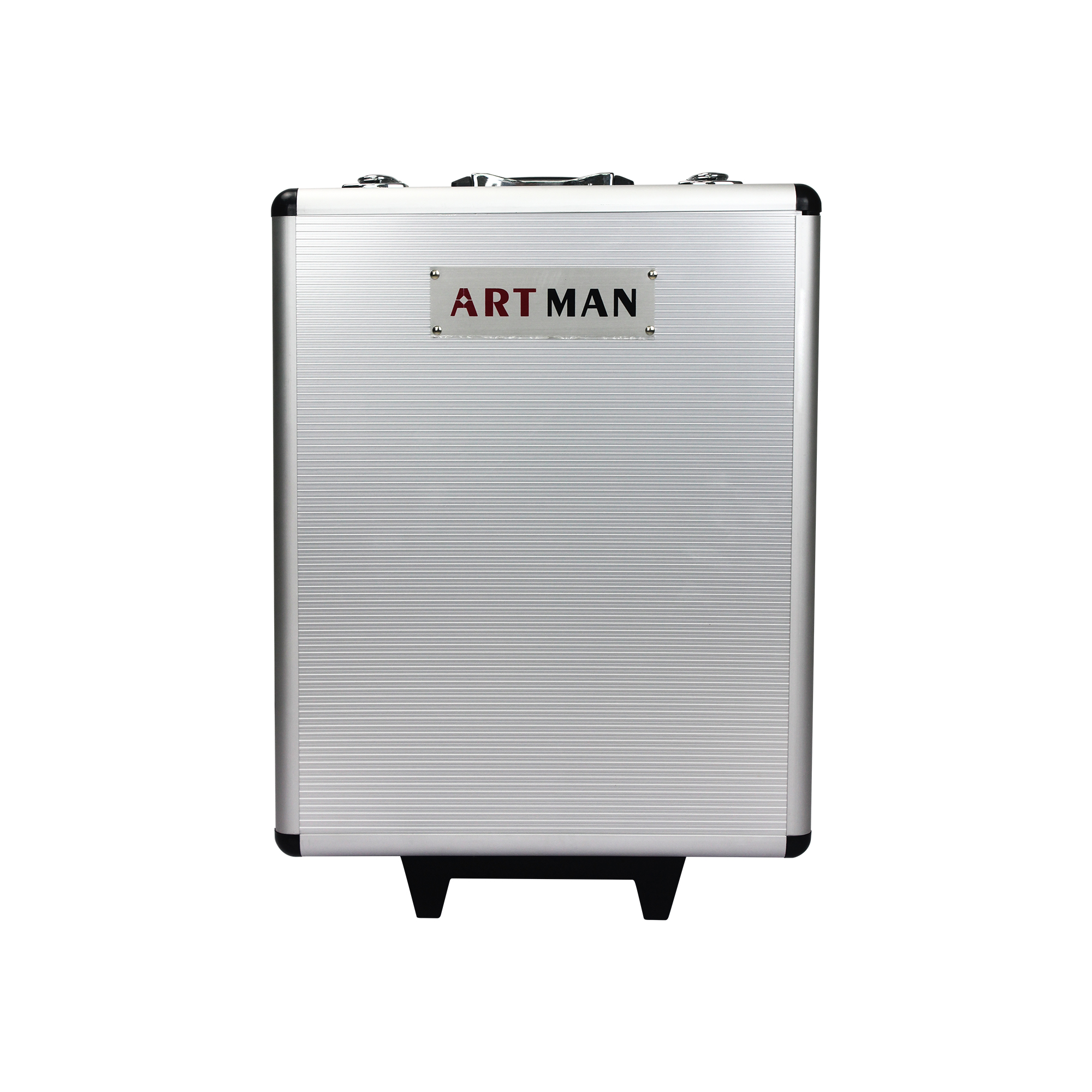 Valise aluminium face avant logo ARTMAN