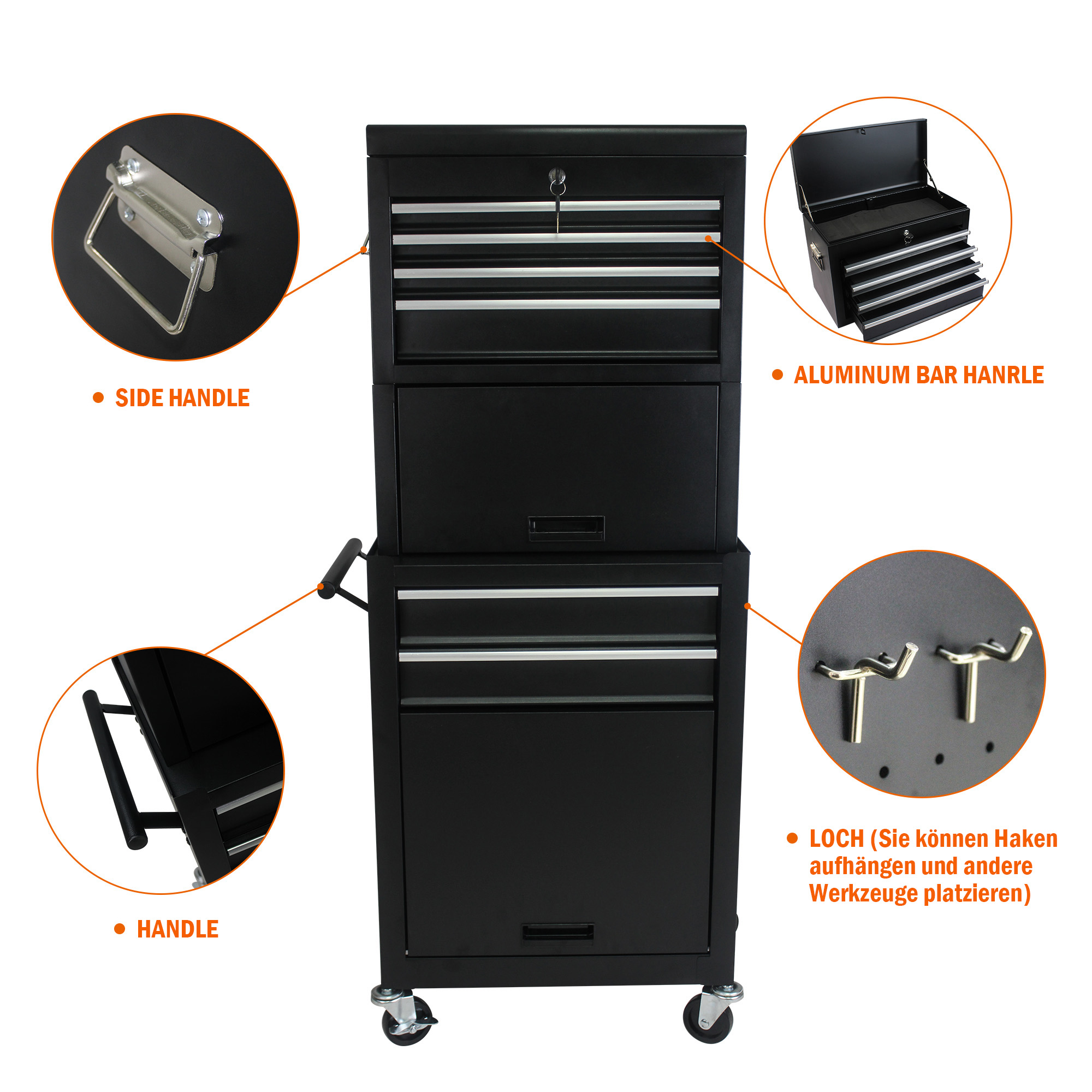 Détail du armoire à outils