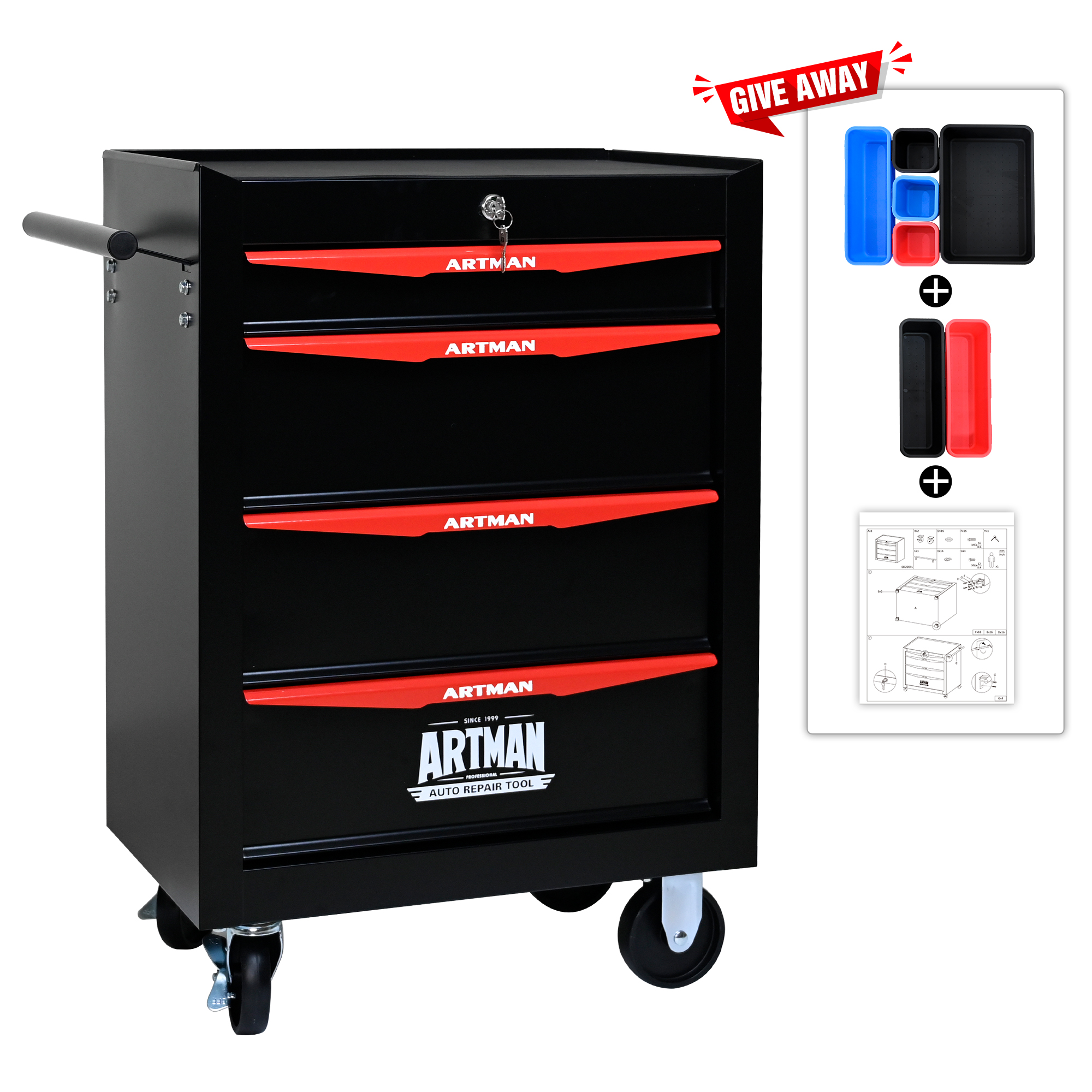 Détail du armoire à outils