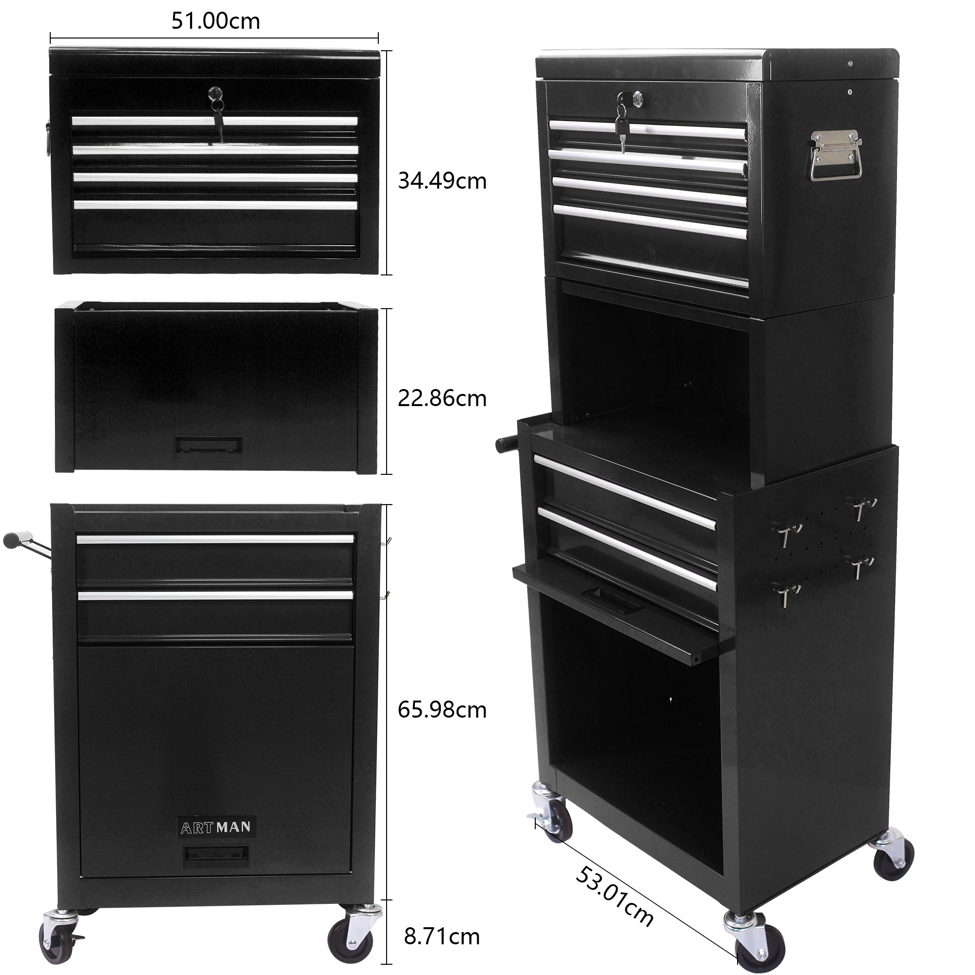 Détail du armoire à outils