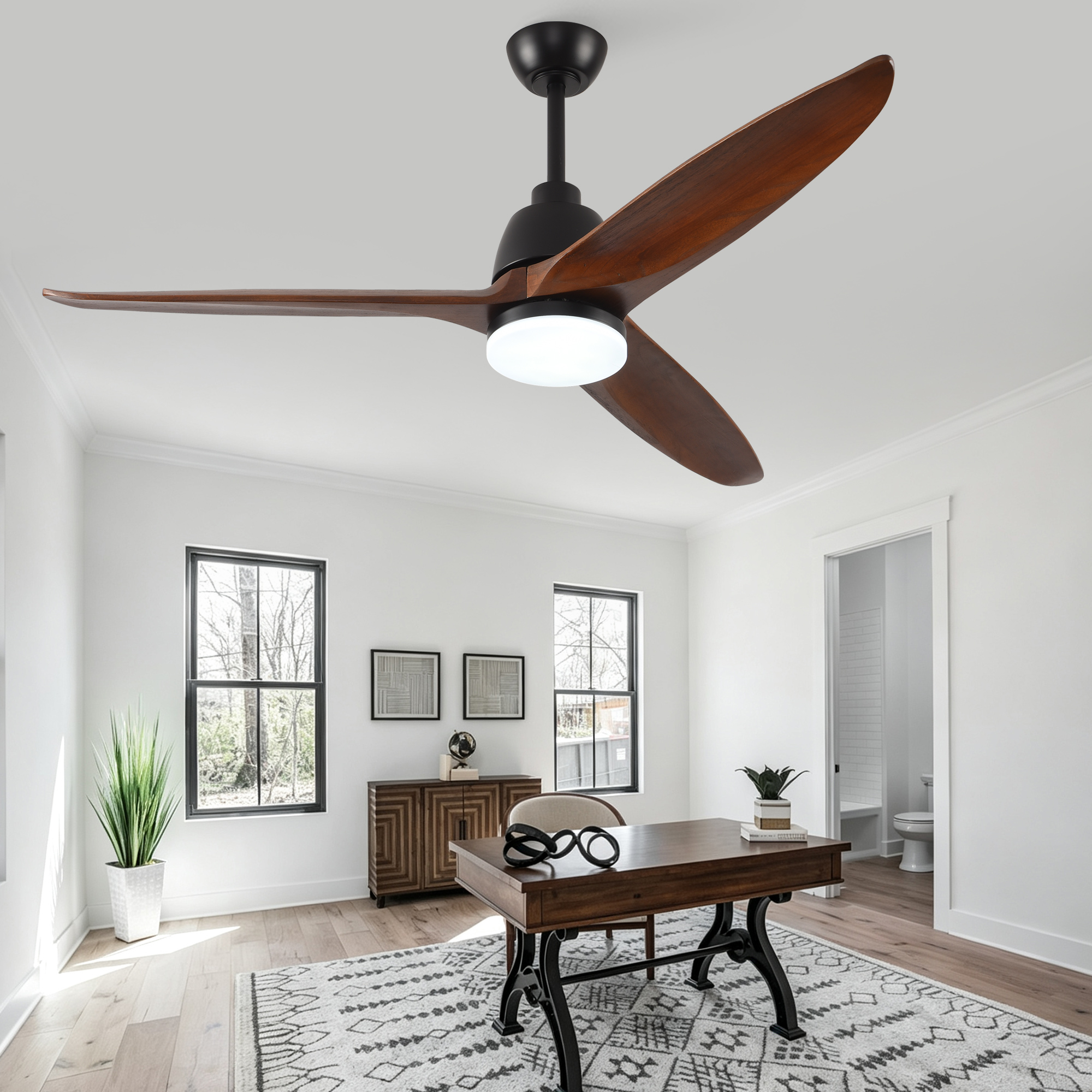 56-Zoll-Deckenventilator von Hyundai, mit Beleucht