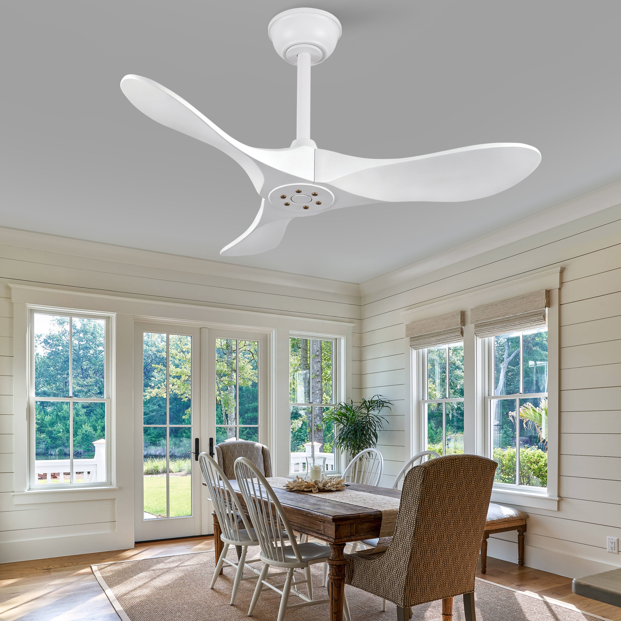 36-Zoll-Deckenventilator in Weiß im modernen Desig